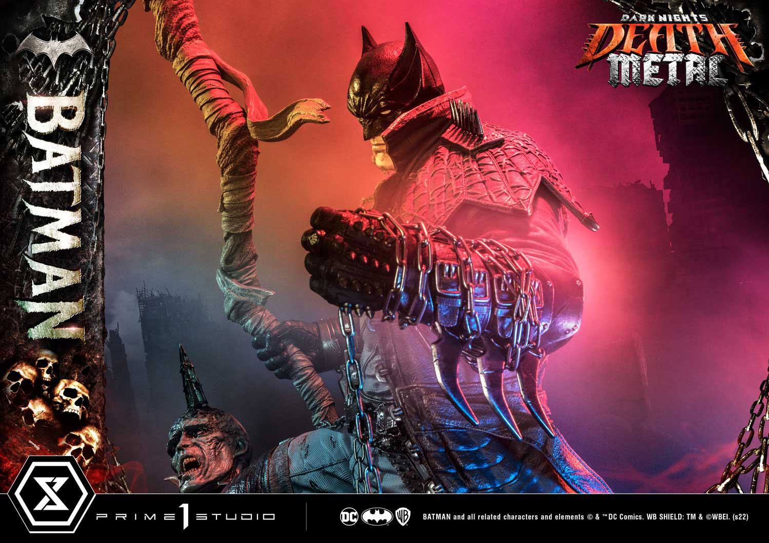 Dark Knights: Metal Statue 1/3 Death Metal Batman 105 cm