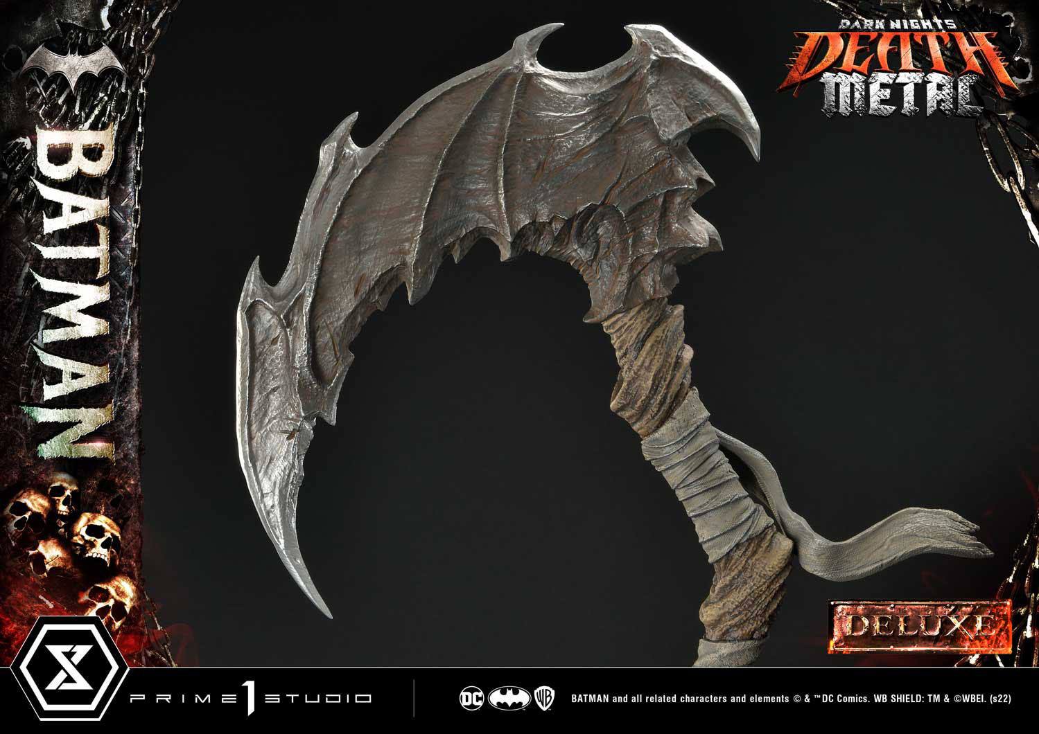 Dark Knights: Metal Statue 1/3 Death Metal Batman Deluxe Bonus Ver. 105 cm