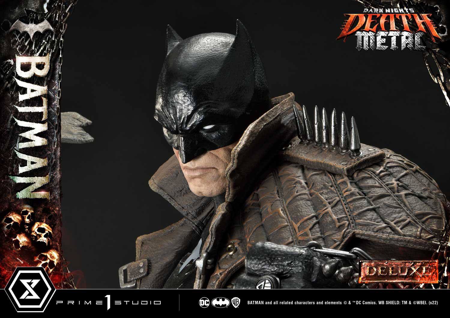 Dark Knights: Metal Statue 1/3 Death Metal Batman Deluxe Bonus Ver. 105 cm