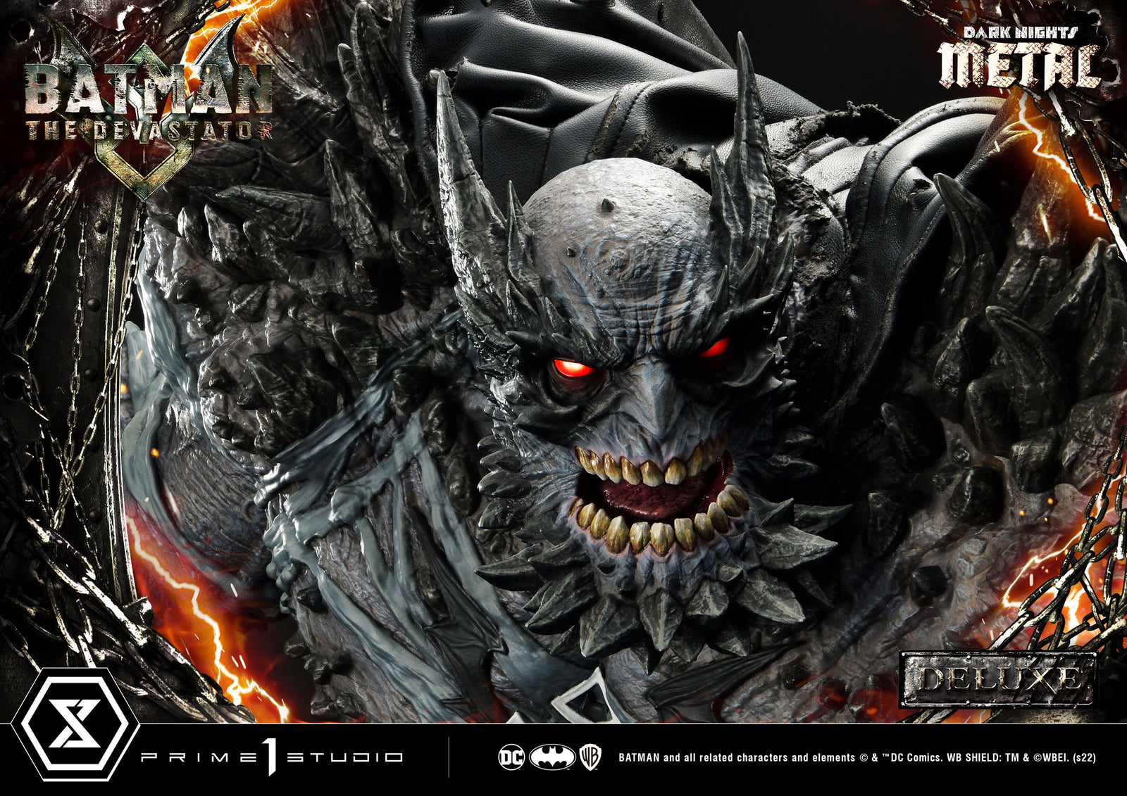 Dark Knights: Metal Statue 1/3 The Devastator Deluxe Bonus Version 98 cm
