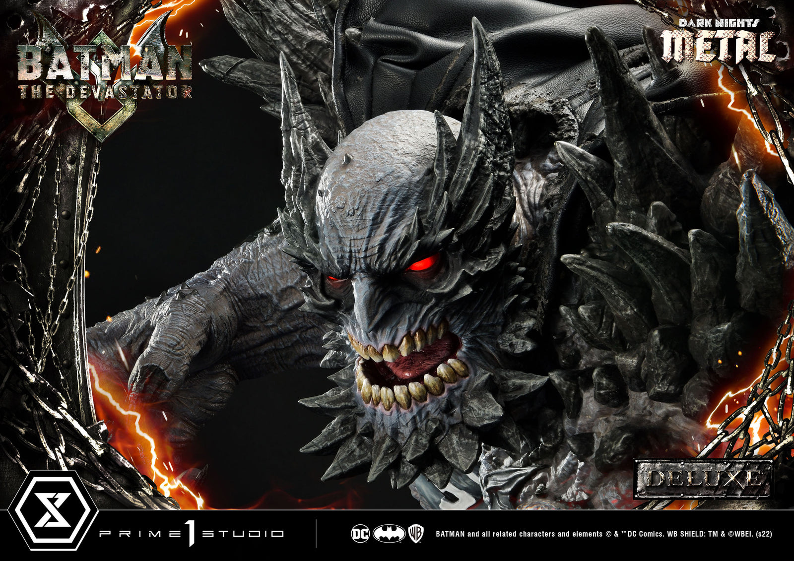 Dark Knights: Metal Statue 1/3 The Devastator Deluxe Bonus Version 98 cm