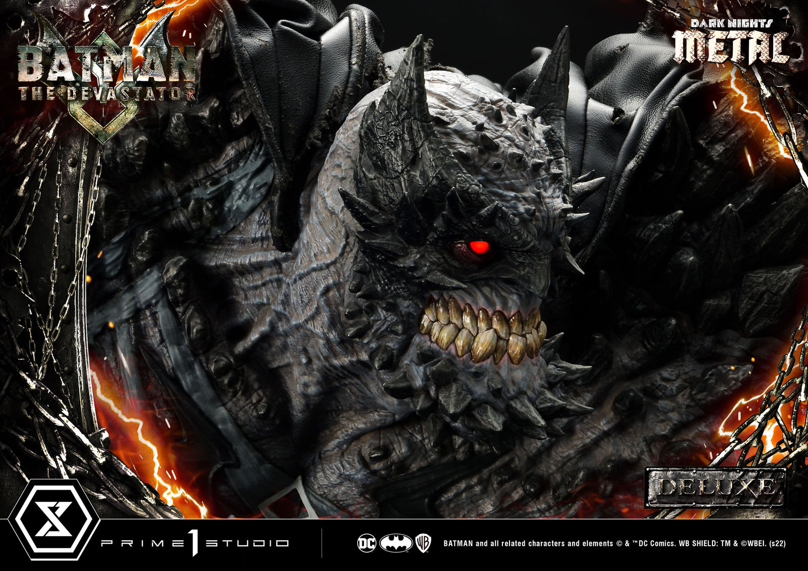 Dark Knights: Metal Statue 1/3 The Devastator Deluxe Bonus Version 98 cm