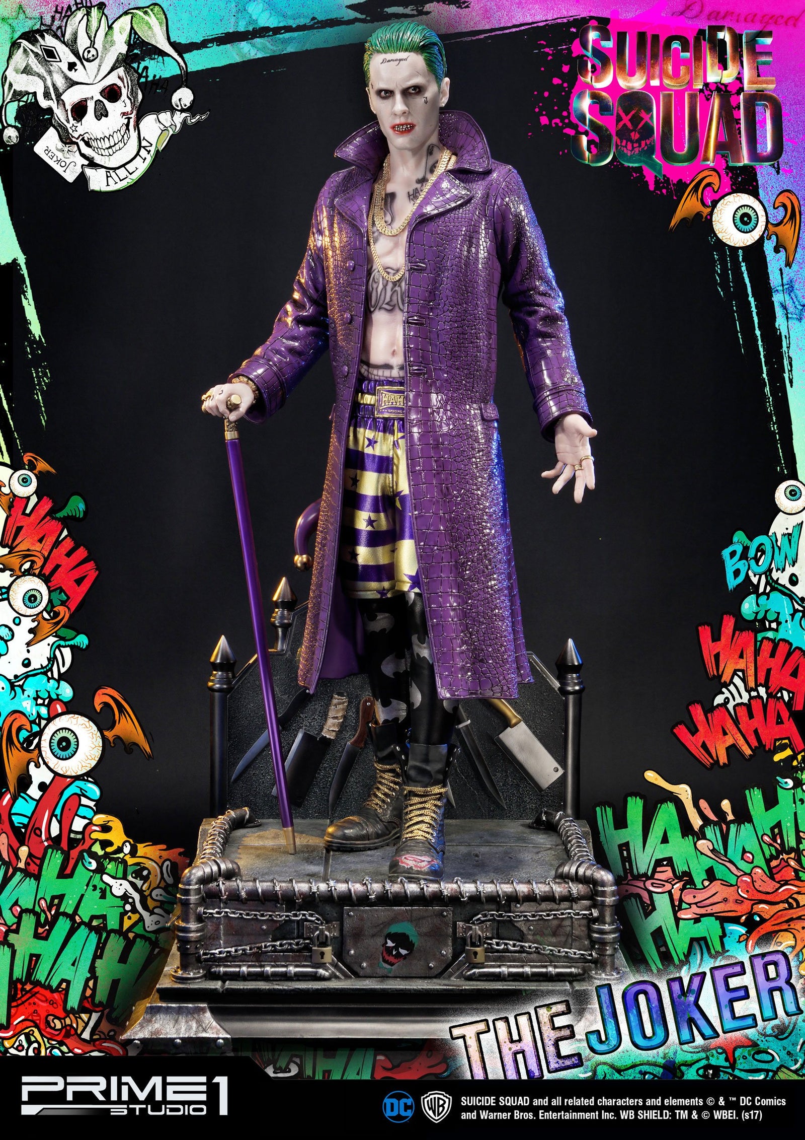Suicide Squad Statue 1/3 The Joker Exclusive 74 cm