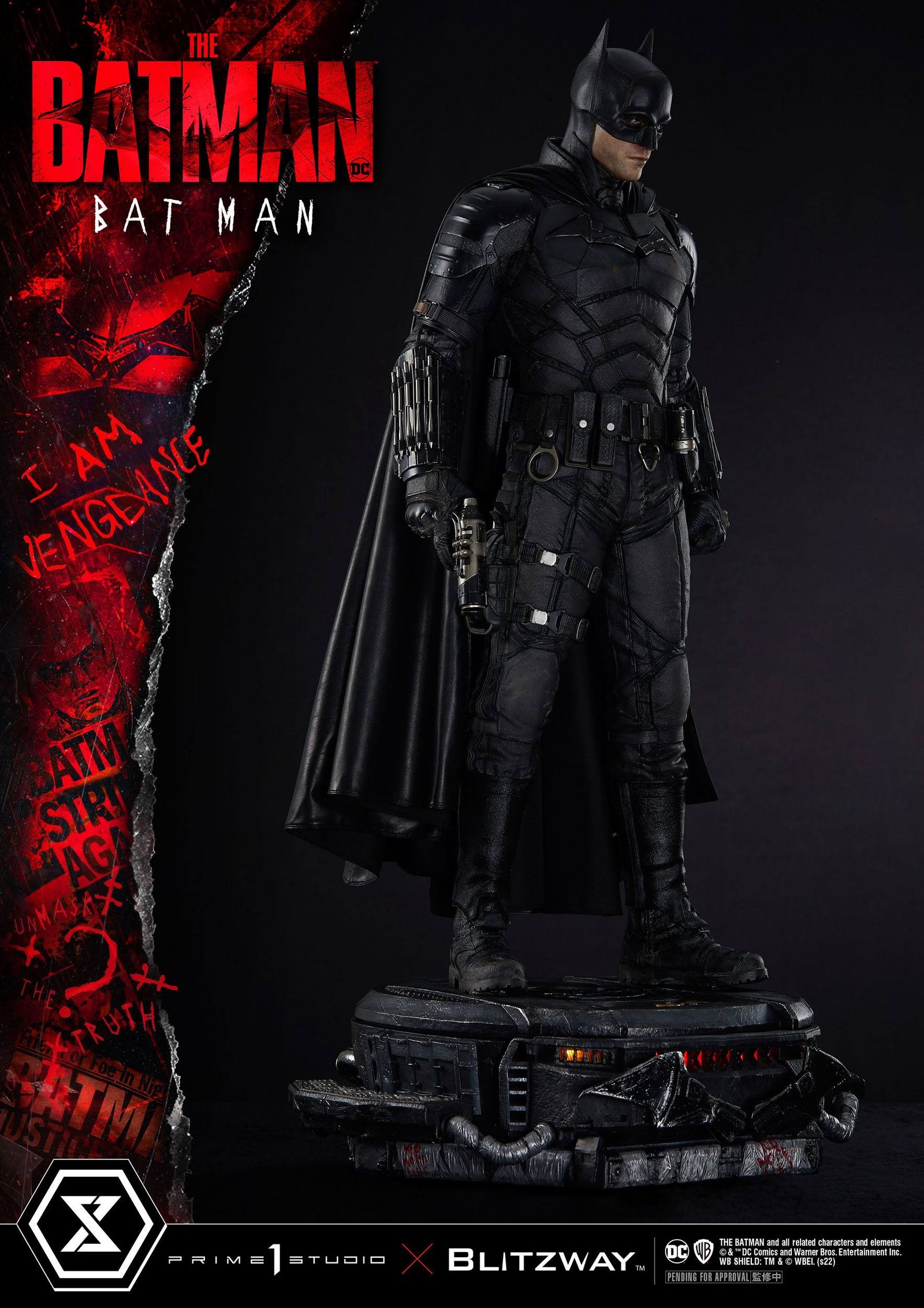 The Batman Museum Masterline Statue 1/3 Batman Bonus Version 79 cm