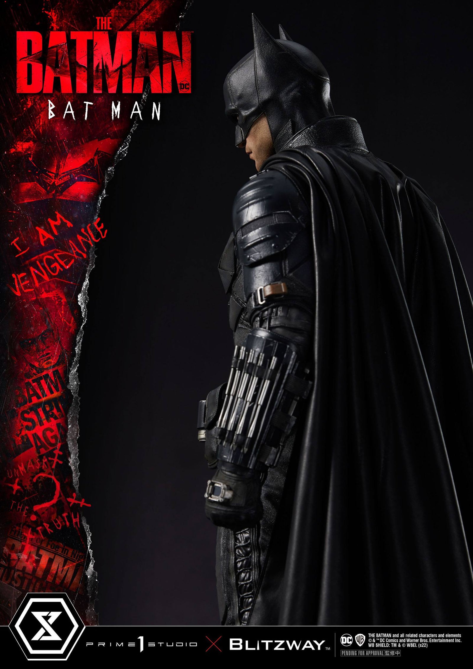 The Batman Museum Masterline Statue 1/3 Batman Bonus Version 79 cm