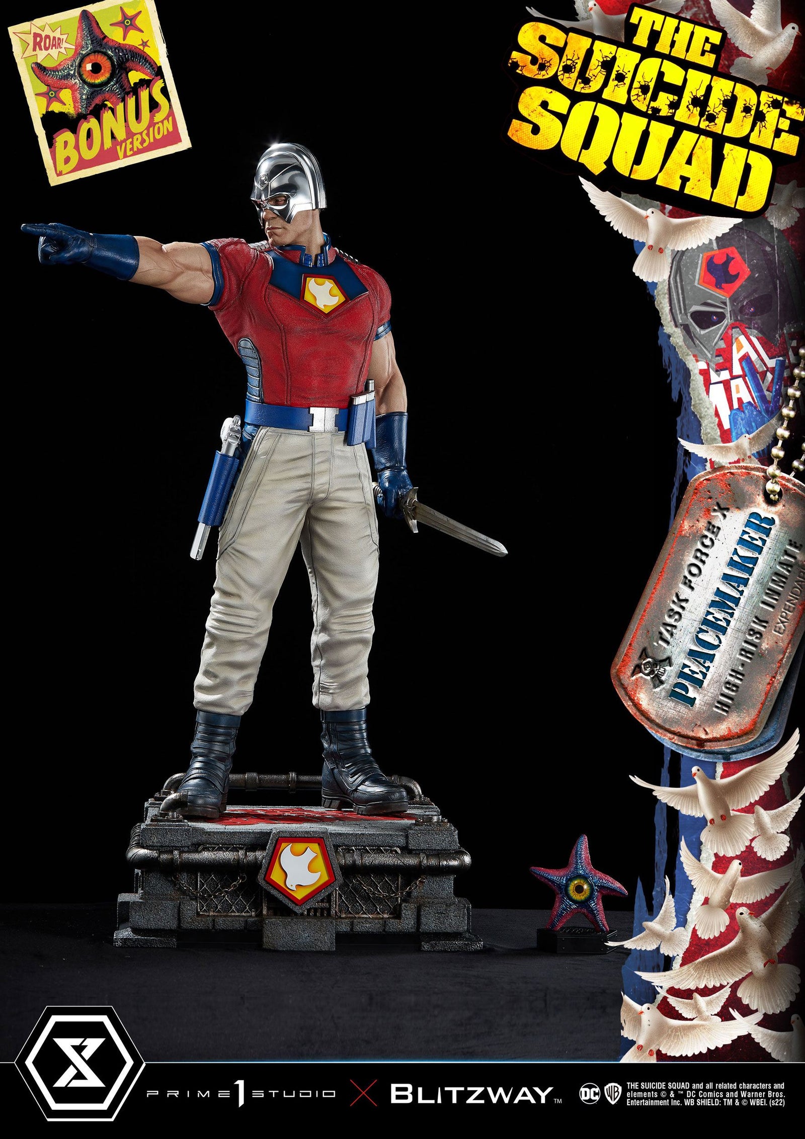 The Suicide Squad Statue 1/3 Peacemaker Bonus Version 79 cm