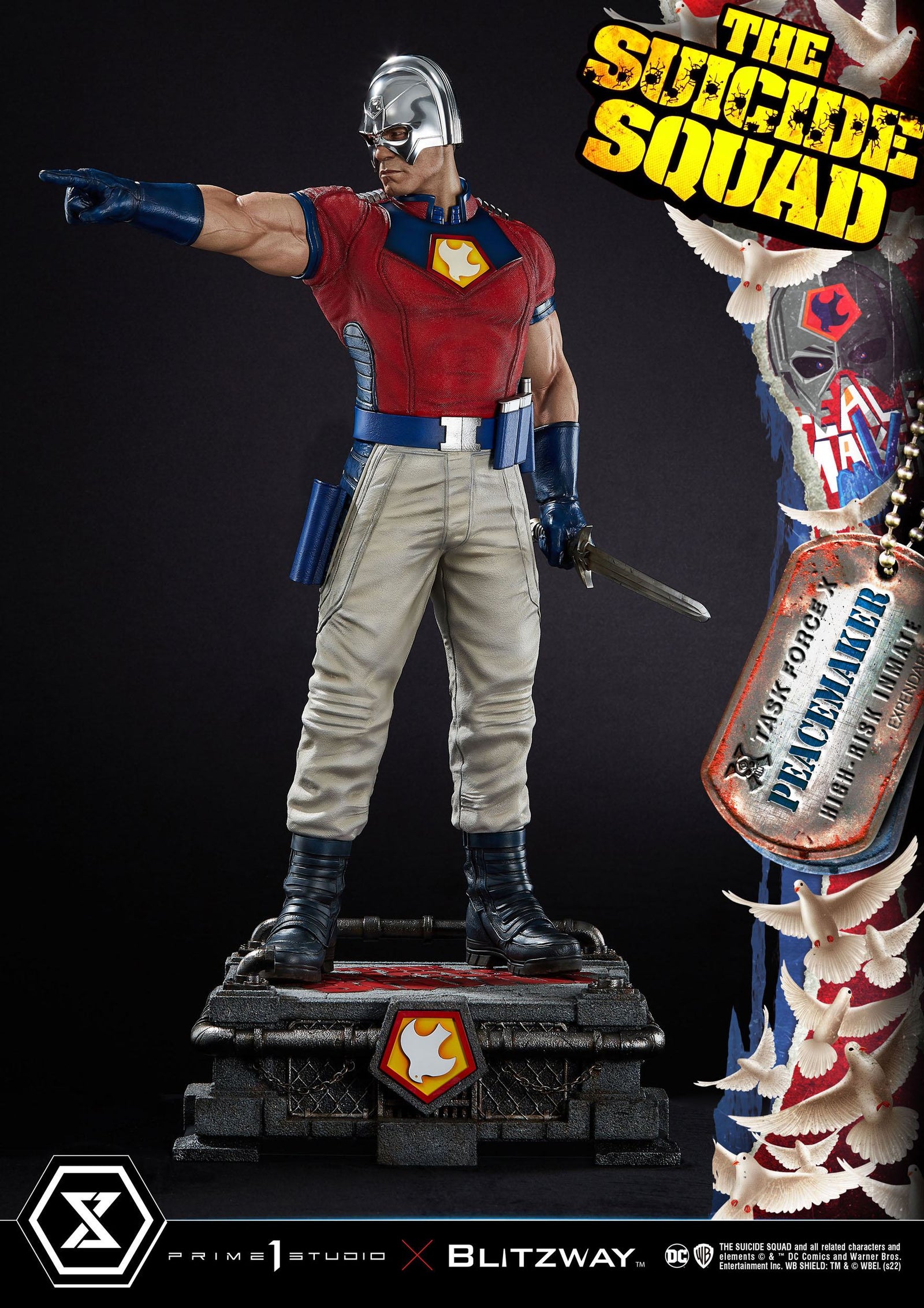 The Suicide Squad Statue 1/3 Peacemaker Bonus Version 79 cm
