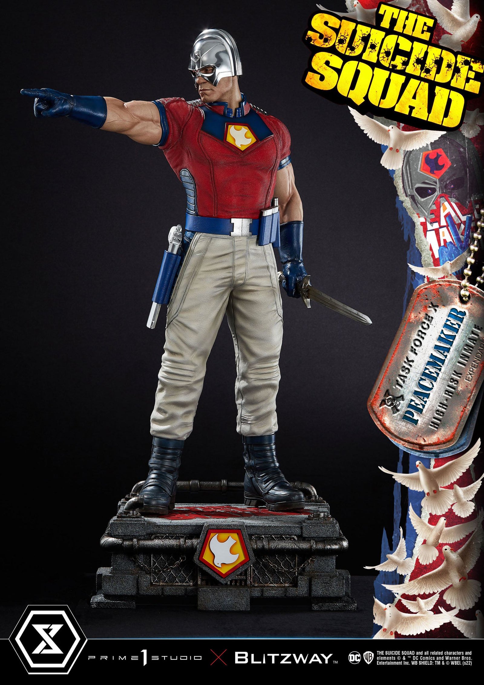 The Suicide Squad Statue 1/3 Peacemaker Bonus Version 79 cm