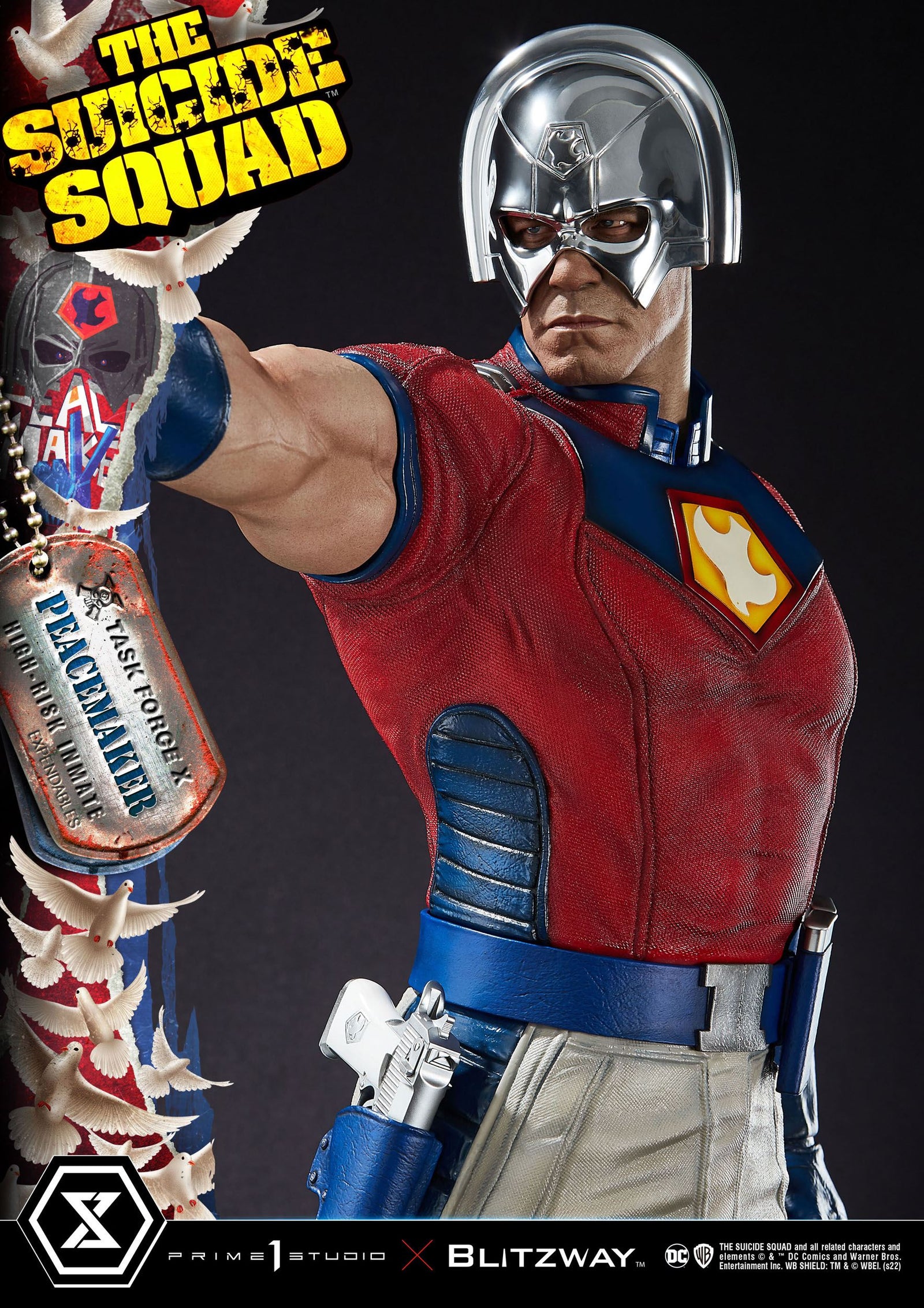 The Suicide Squad Statue 1/3 Peacemaker Bonus Version 79 cm