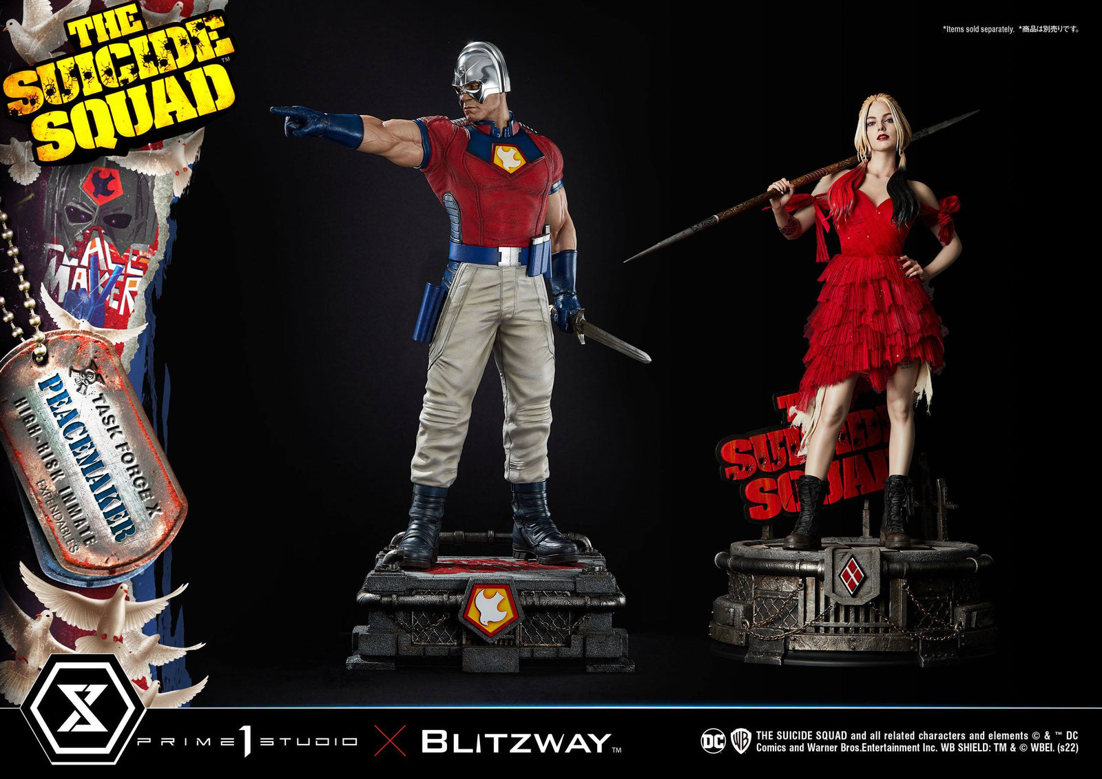 The Suicide Squad Statue 1/3 Peacemaker Bonus Version 79 cm