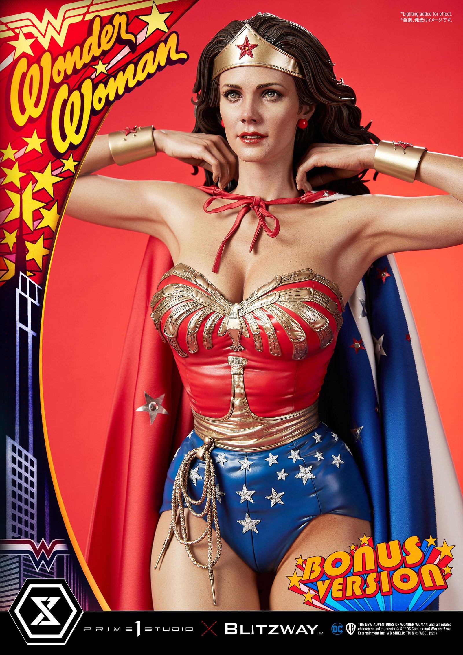 Wonder Woman 1975 Statue 1/3 Wonder Woman (Lynda Carter) Bonus Version 69 cm