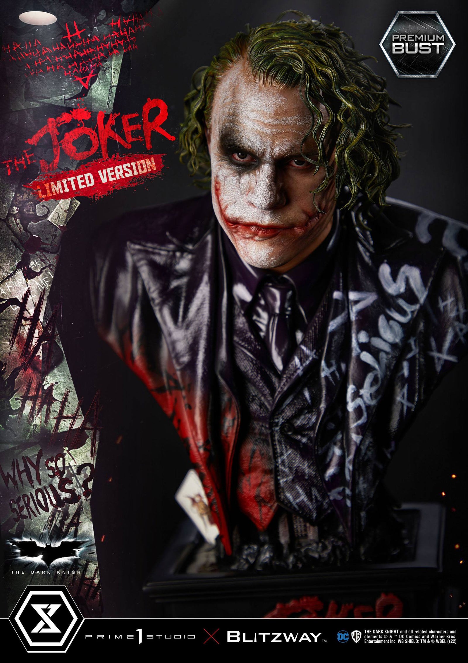 The Dark Knight Premium Bust The Joker Limited Version 26 cm