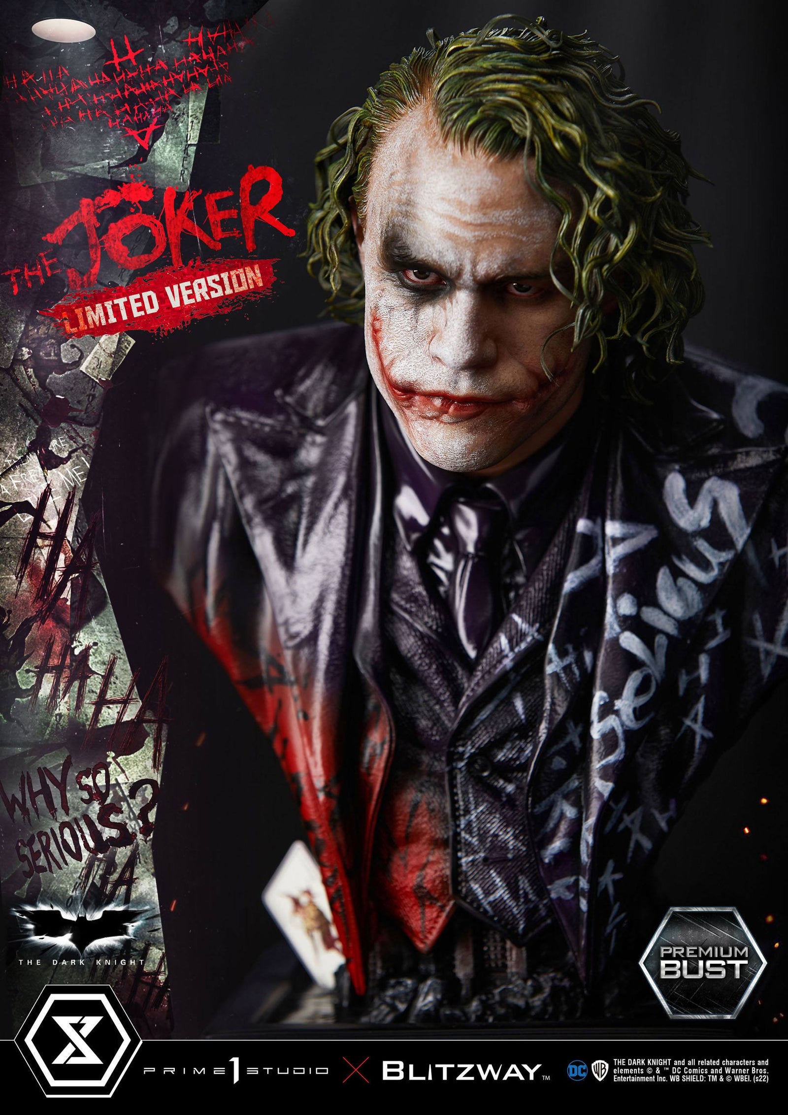 The Dark Knight Premium Bust The Joker Limited Version 26 cm