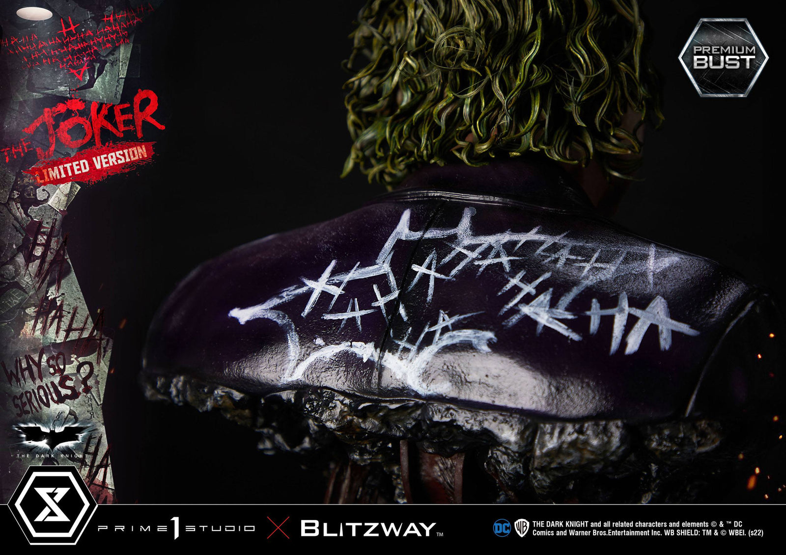 The Dark Knight Premium Bust The Joker Limited Version 26 cm