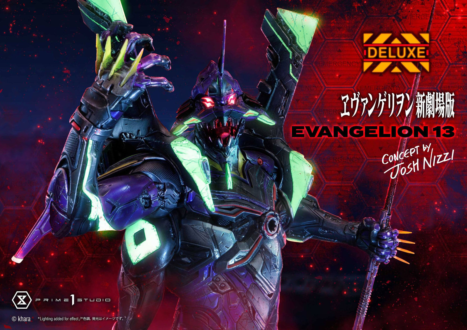 Evangelion: 3.0 You Can (Not) Redo Statue Evangelion 13 Concept by Josh Nizzi Deluxe Version 79 cm