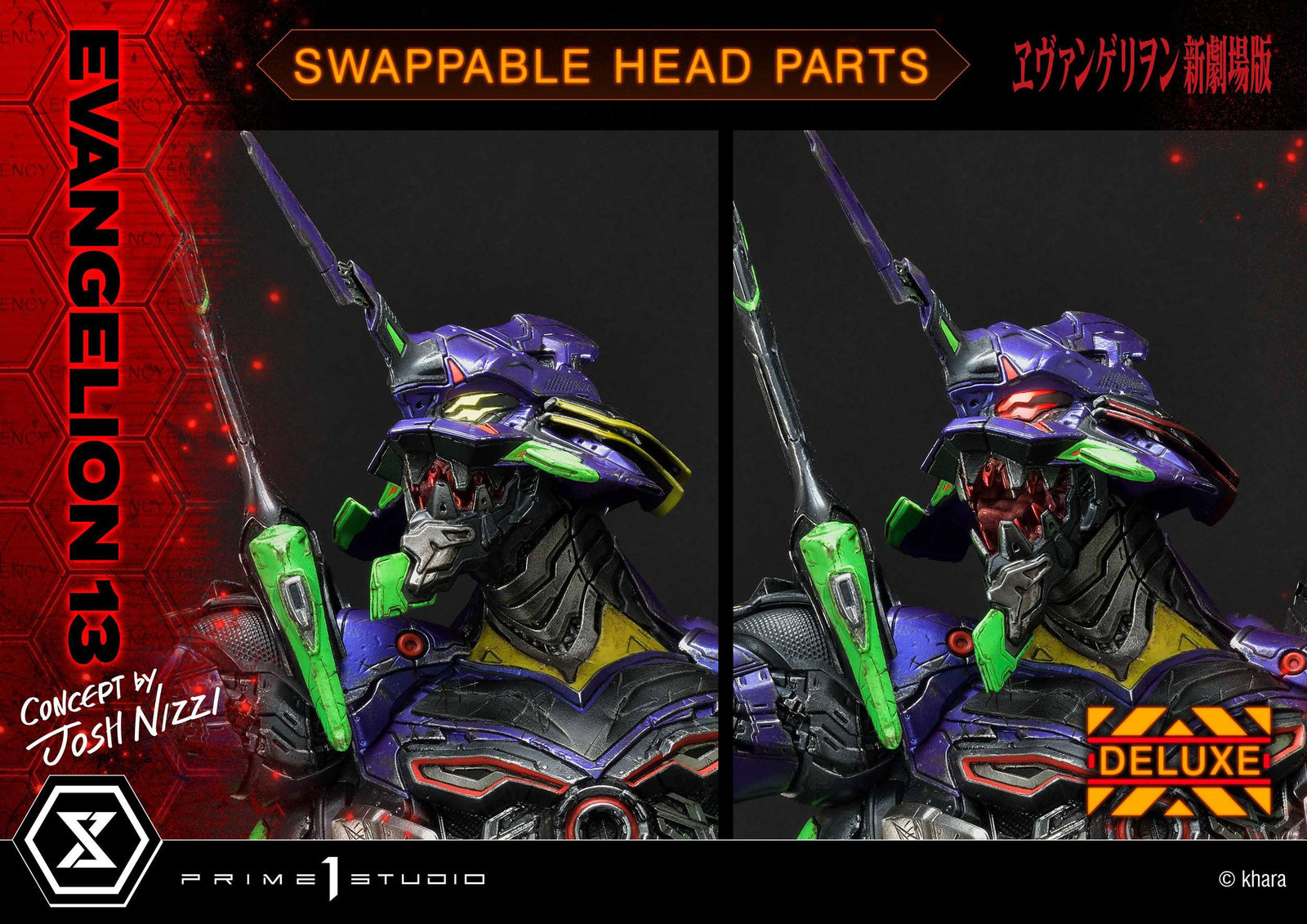 Evangelion: 3.0 You Can (Not) Redo Statue Evangelion 13 Concept by Josh Nizzi Deluxe Version 79 cm