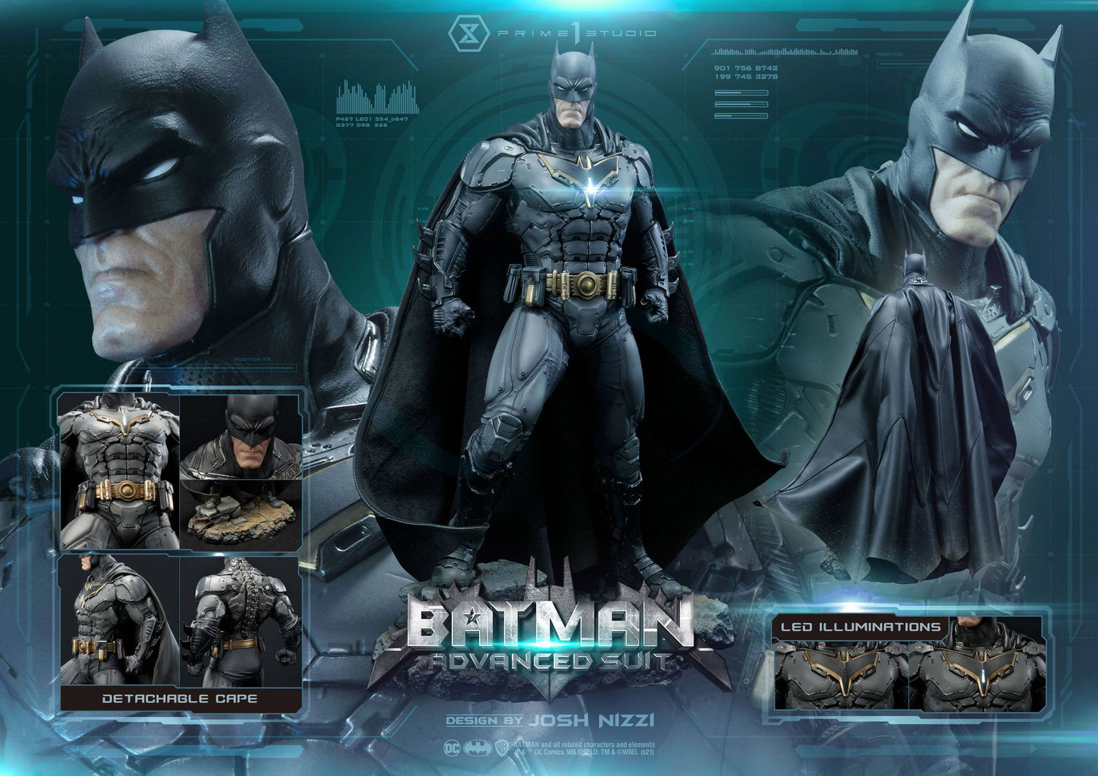 DC Comics Statue Batman Advanced Suit by Josh Nizzi 51 cm