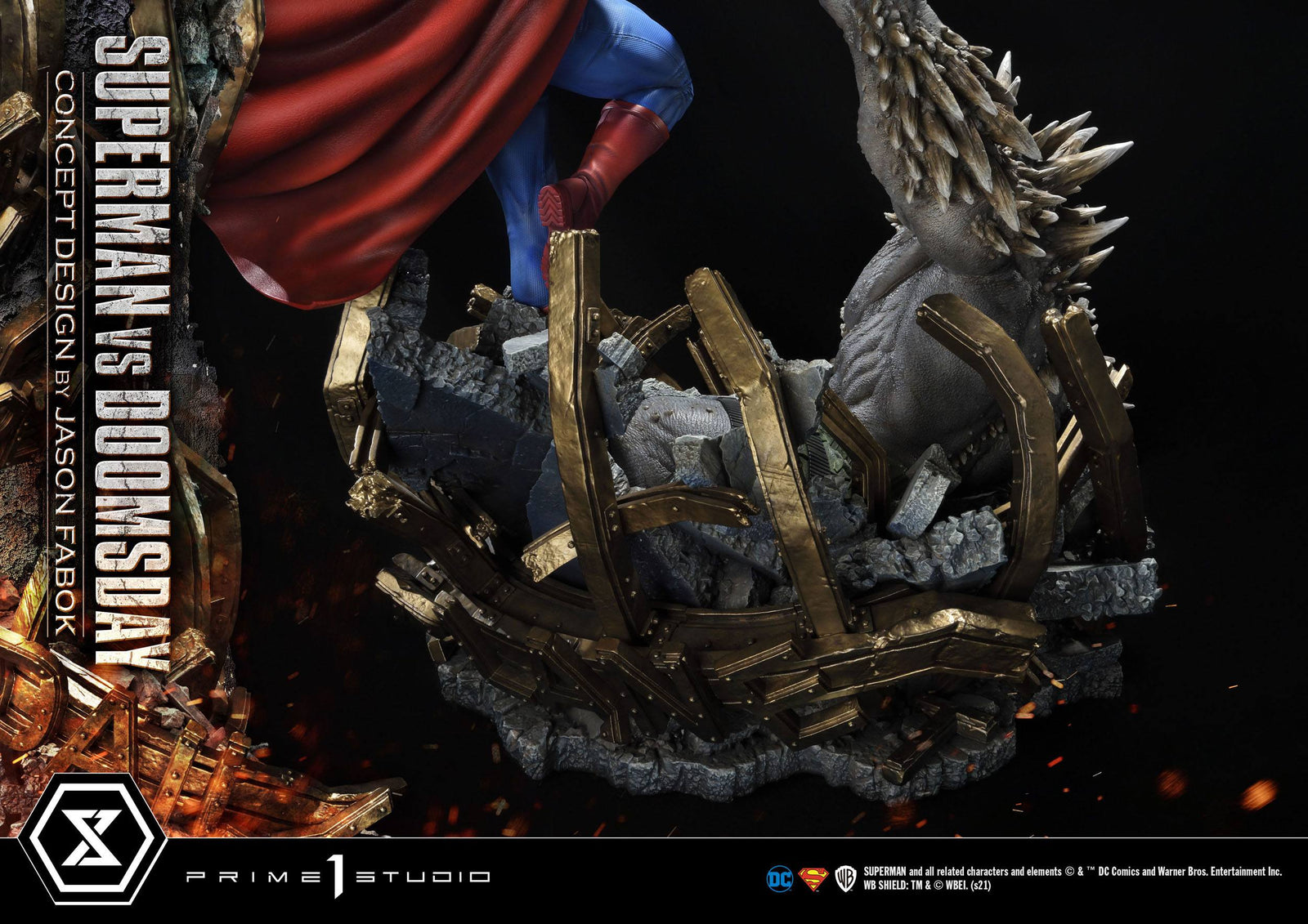 DC Comics Statue 1/3 Superman Vs. Doomsday by Jason Fabok 95 cm