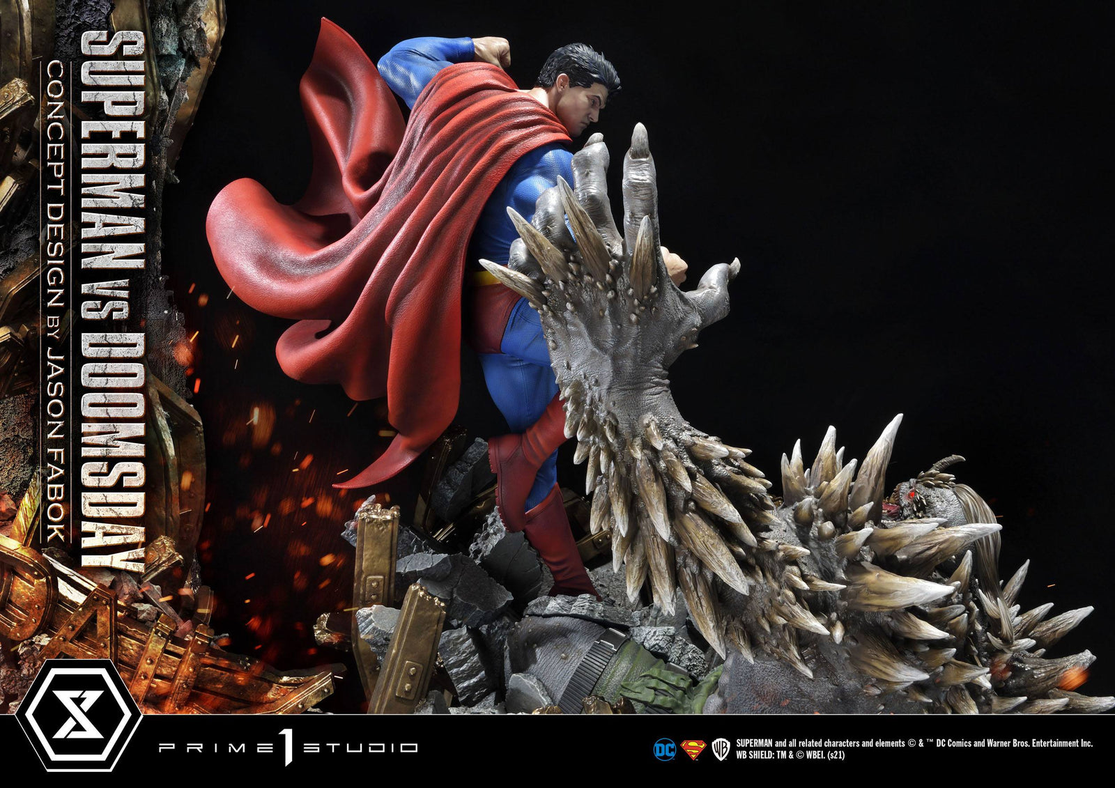 DC Comics Statue 1/3 Superman Vs. Doomsday by Jason Fabok 95 cm