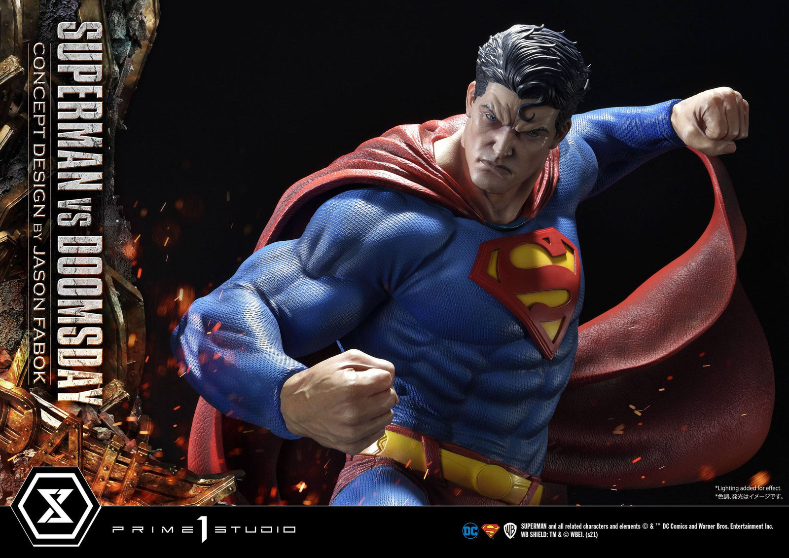 DC Comics Statue 1/3 Superman Vs. Doomsday by Jason Fabok 95 cm