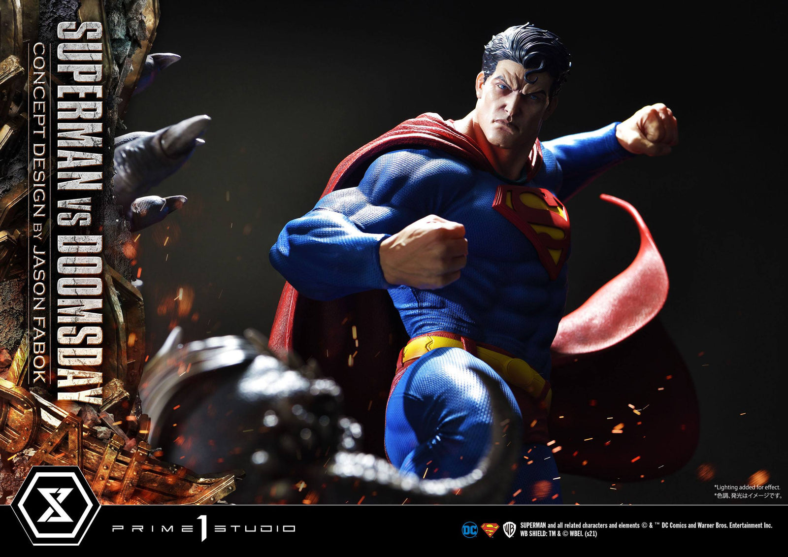 DC Comics Statue 1/3 Superman Vs. Doomsday by Jason Fabok 95 cm