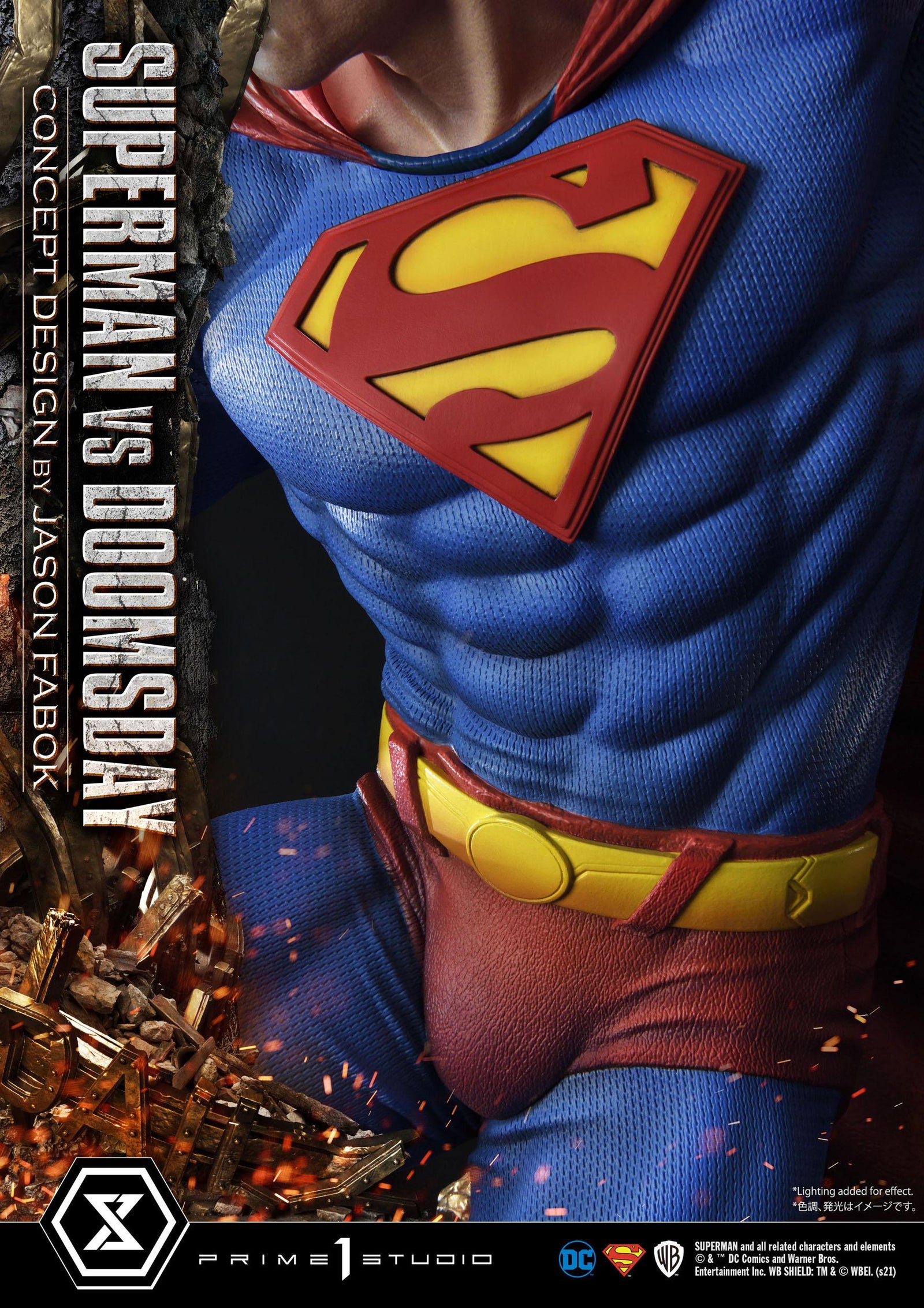 DC Comics Statue 1/3 Superman Vs. Doomsday by Jason Fabok 95 cm