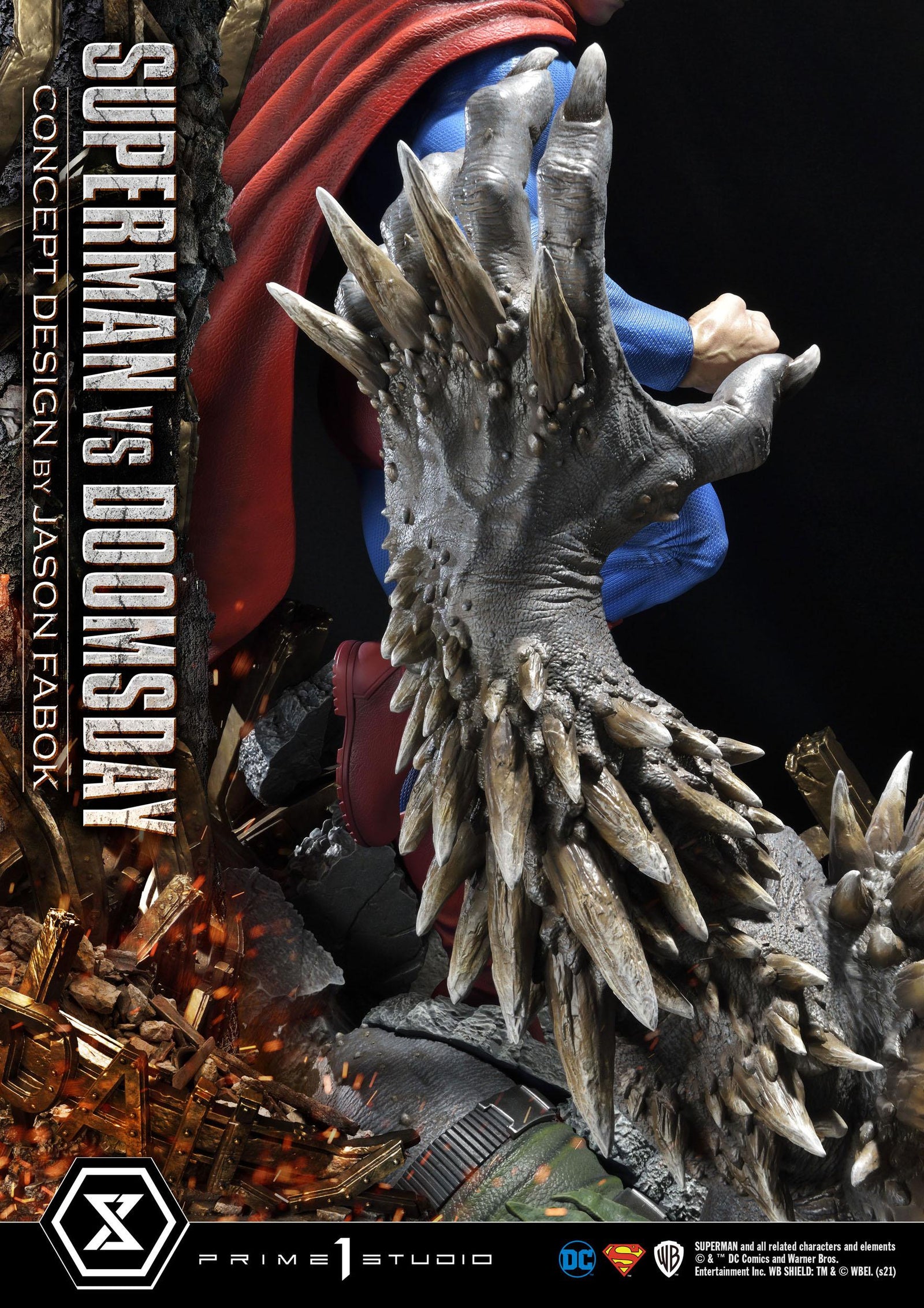 DC Comics Statue 1/3 Superman Vs. Doomsday by Jason Fabok 95 cm
