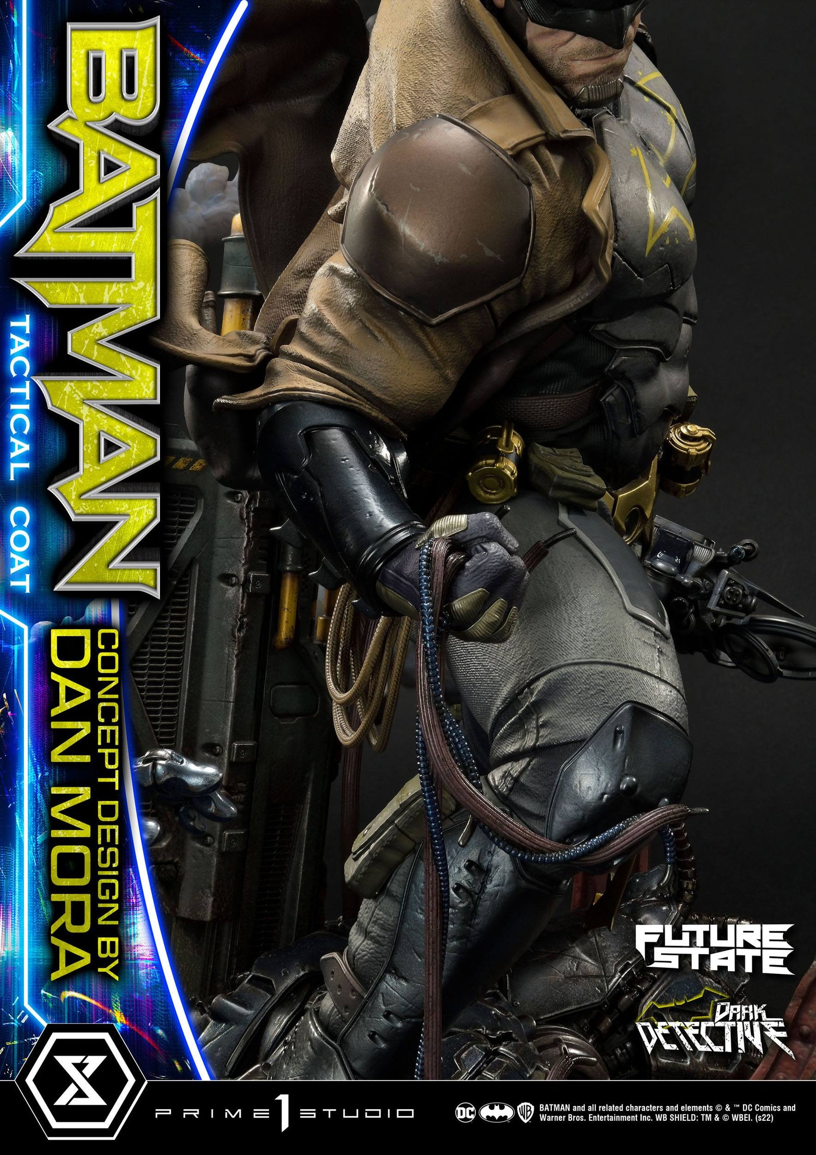 DC Comics Statue 1/4 Batman Dark Detective Tactical Coat Concept Design by Dan Mora 59 cm
