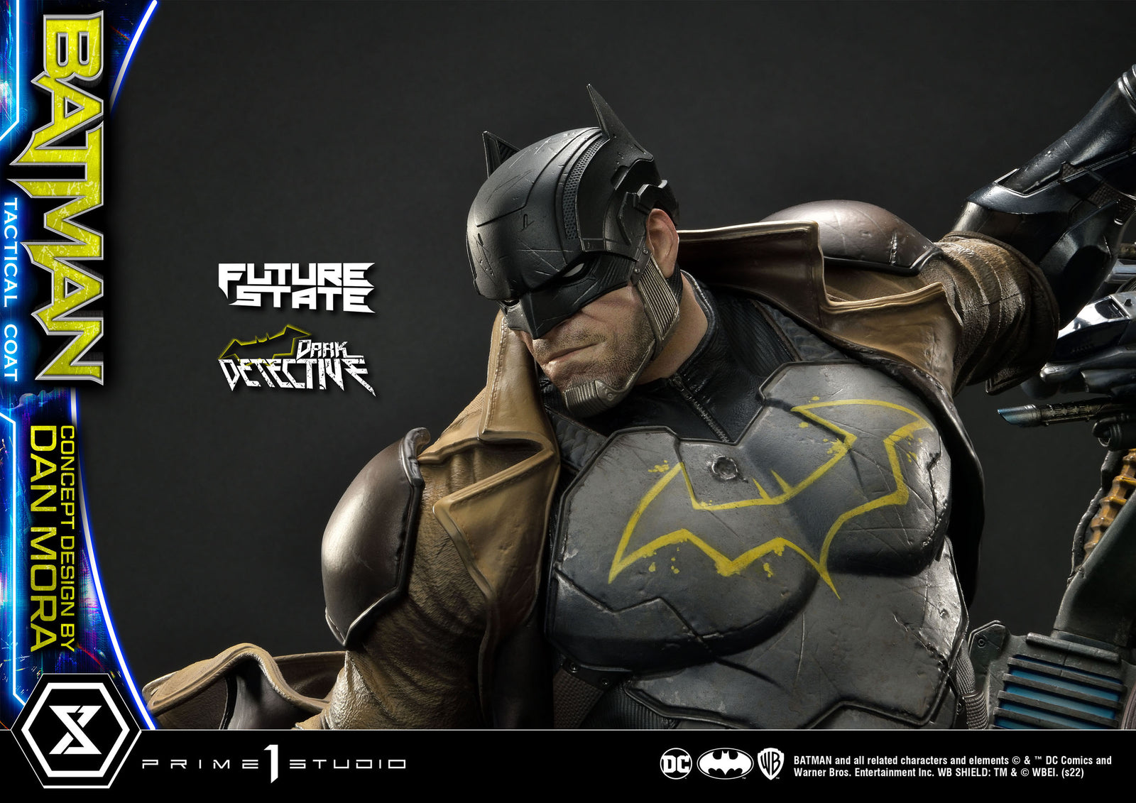 DC Comics Statue 1/4 Batman Dark Detective Tactical Coat Concept Design by Dan Mora 59 cm