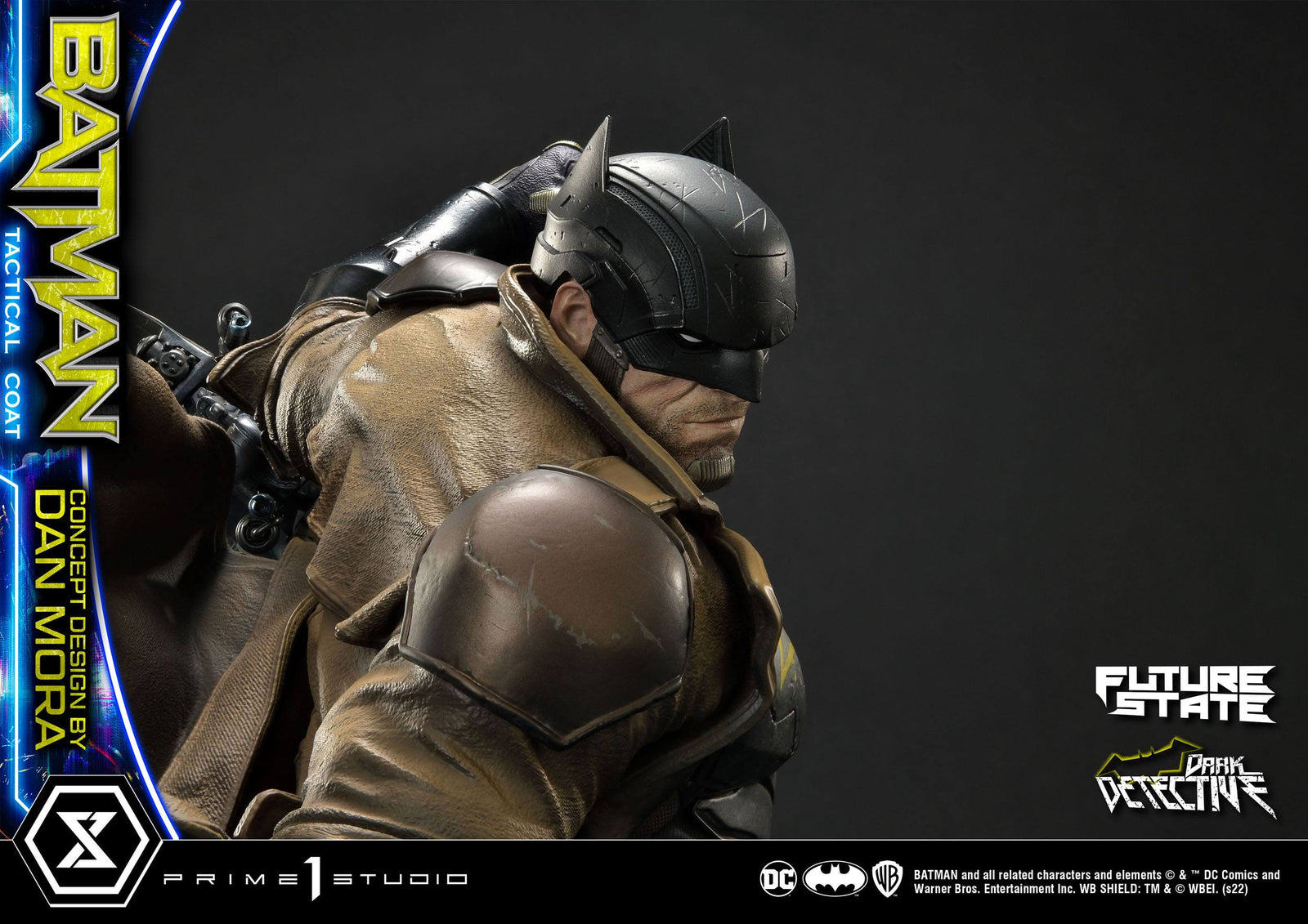 DC Comics Statue 1/4 Batman Dark Detective Tactical Coat Concept Design by Dan Mora 59 cm