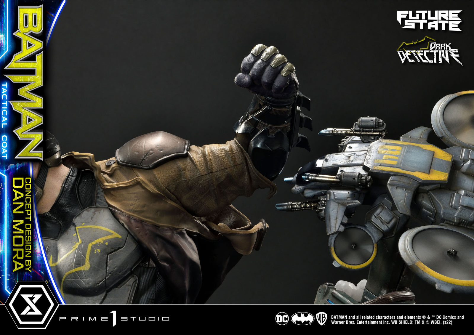 DC Comics Statue 1/4 Batman Dark Detective Tactical Coat Concept Design by Dan Mora 59 cm