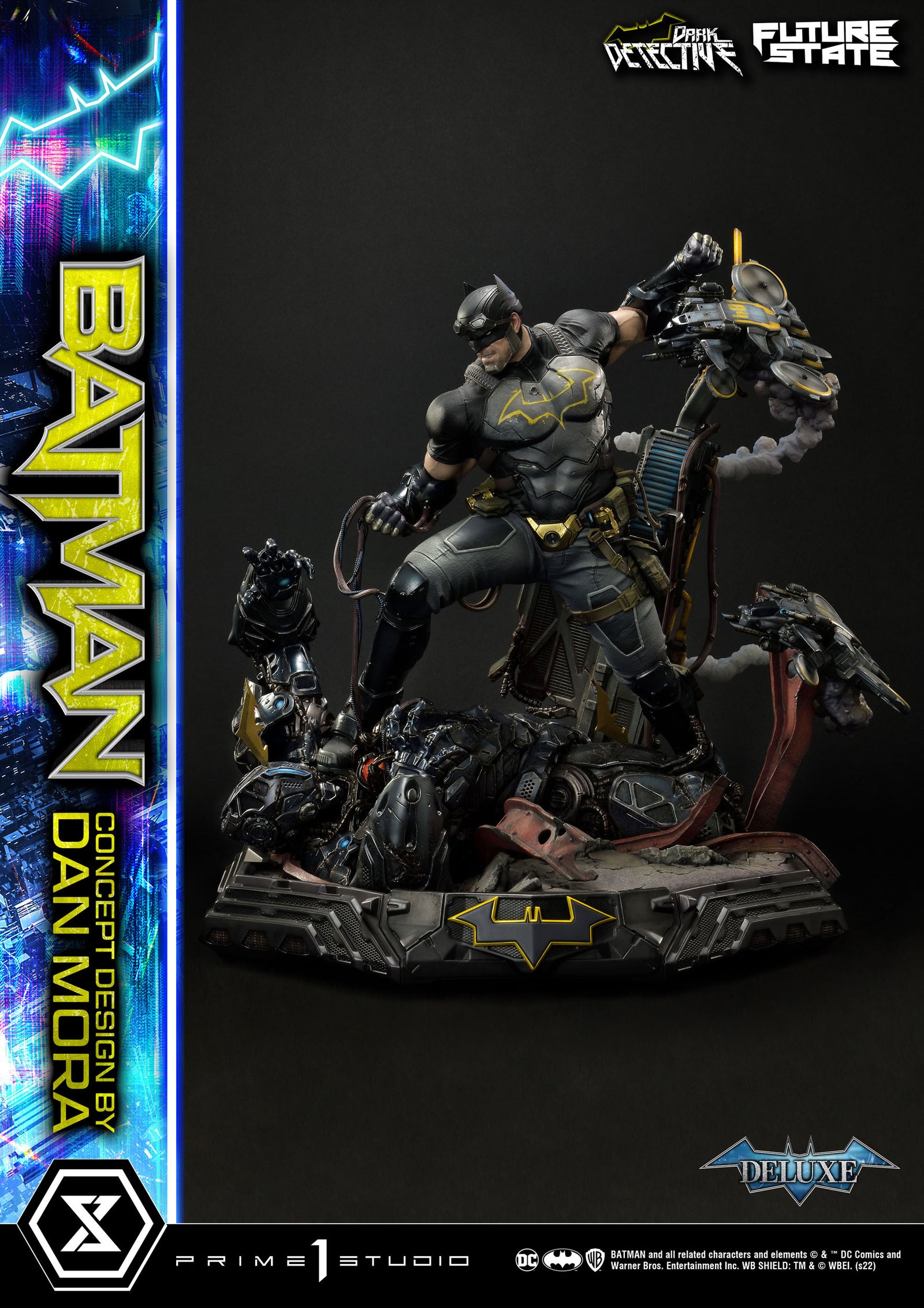 DC Comics Statue 1/4 Batman Dark Detective Concept Design by Dan Mora Deluxe Bonus Version 59 cm
