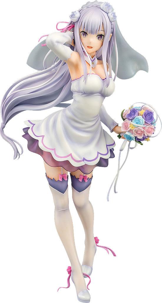 Re:ZERO -Starting Life in Another World- PVC Statue 1/7 Emilia Wedding Ver. 25 cm