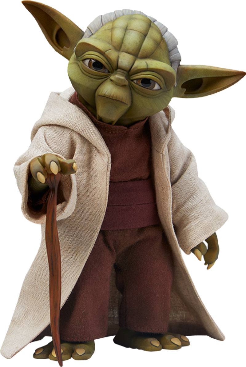 Star Wars The Clone Wars Action Figure 1/6 Yoda 14 cm