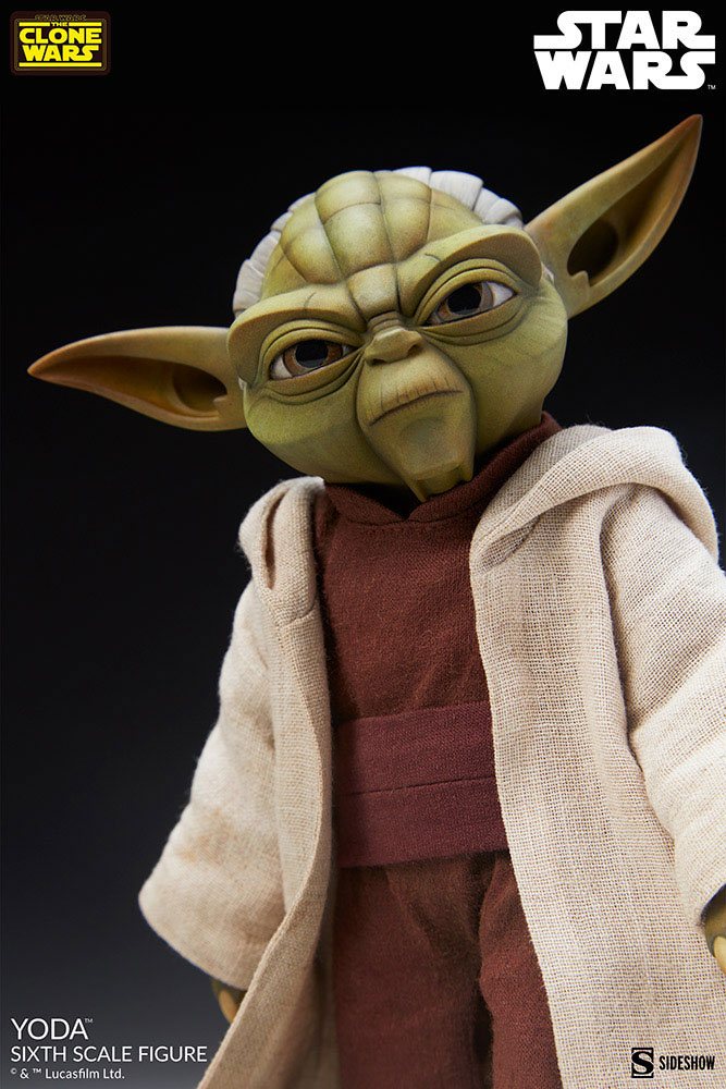 Star Wars The Clone Wars Action Figure 1/6 Yoda 14 cm