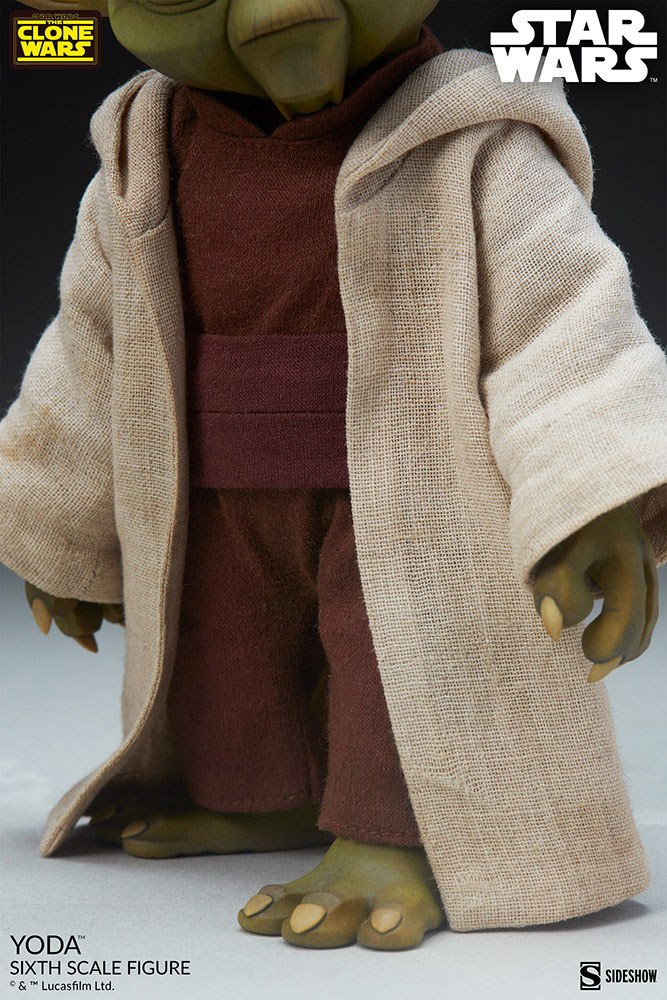 Star Wars The Clone Wars Action Figure 1/6 Yoda 14 cm