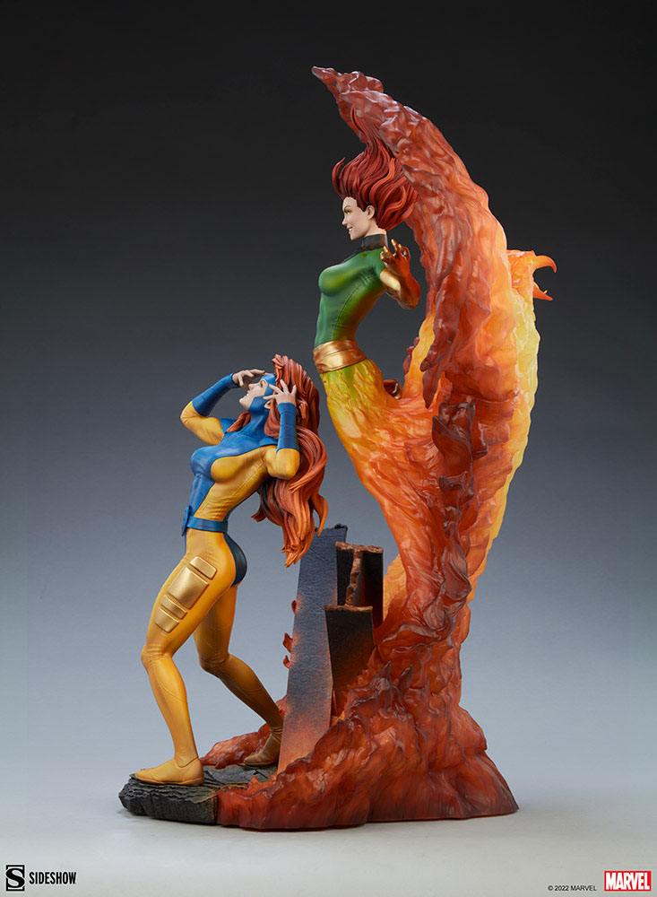 Marvel Maquette Phoenix and Jean Grey 66 cm