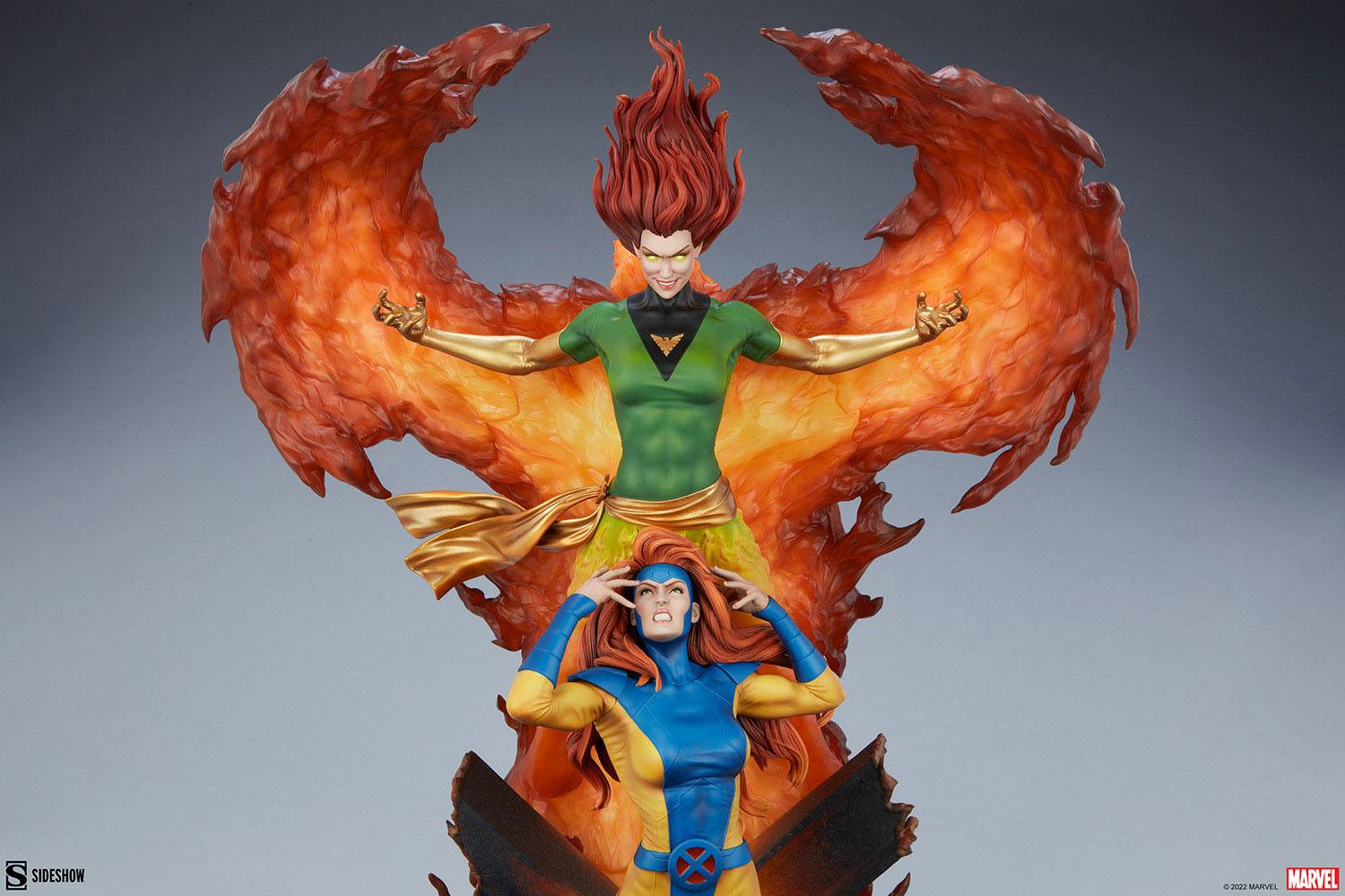 Marvel Maquette Phoenix and Jean Grey 66 cm