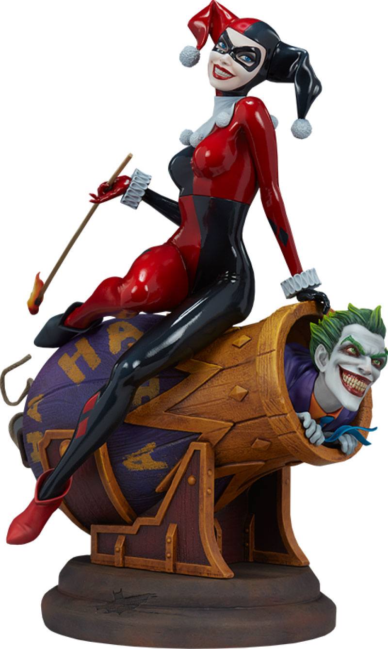 DC Comics Diorama Harley Quinn and The Joker 35 cm