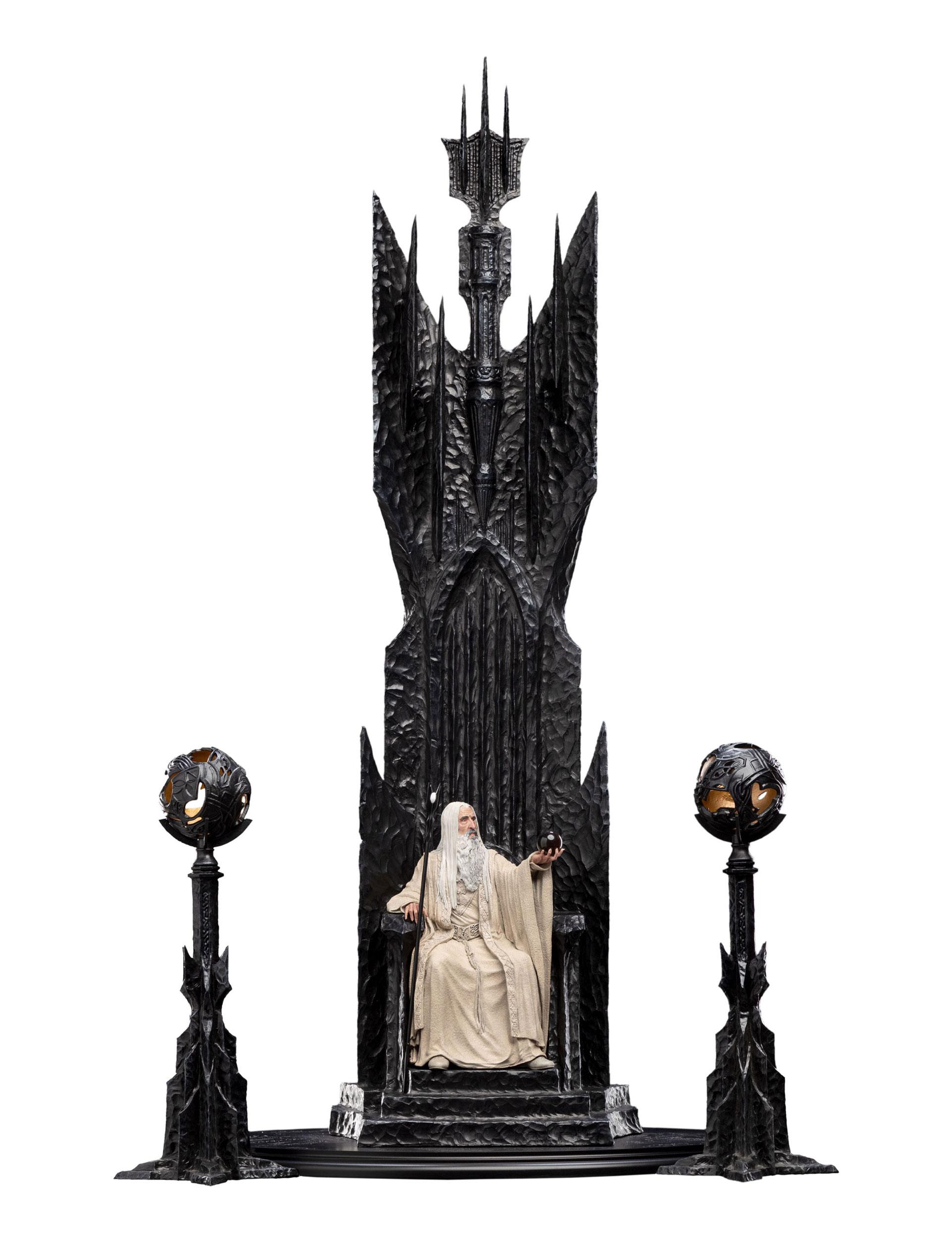 The Lord of the Rings Statue 1/6 Saruman the White on Throne 110 cm