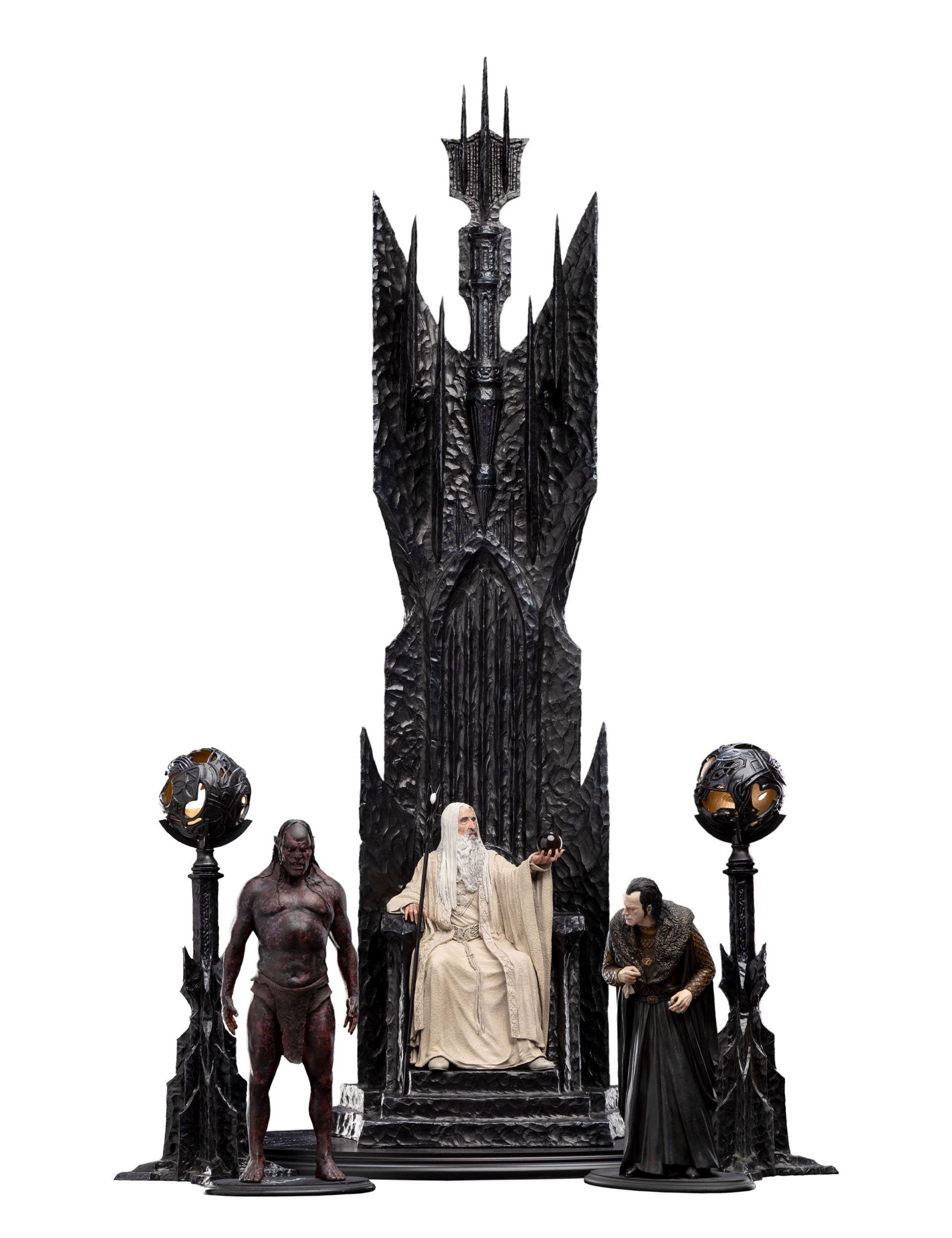 The Lord of the Rings Statue 1/6 Saruman the White on Throne 110 cm