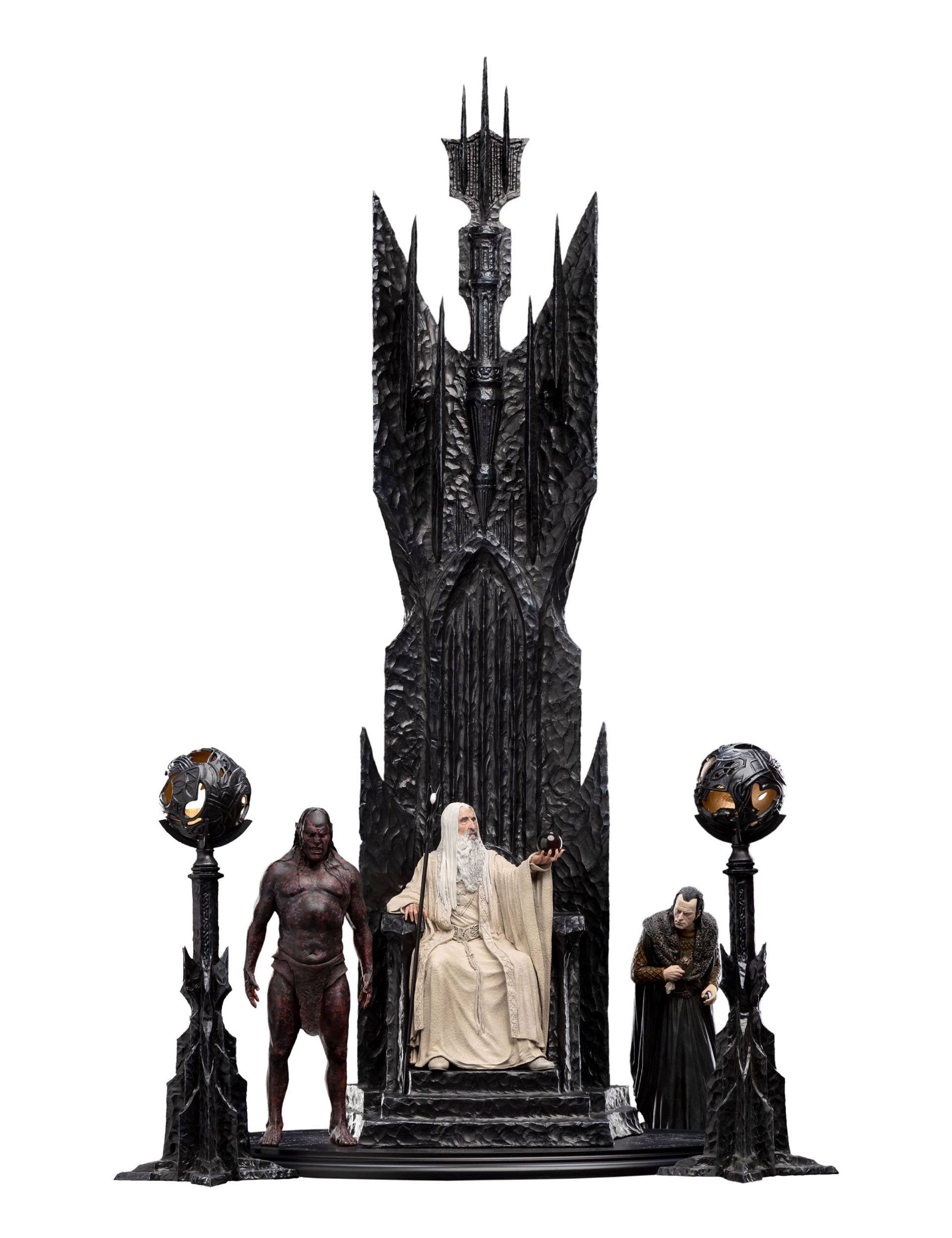 The Lord of the Rings Statue 1/6 Saruman the White on Throne 110 cm