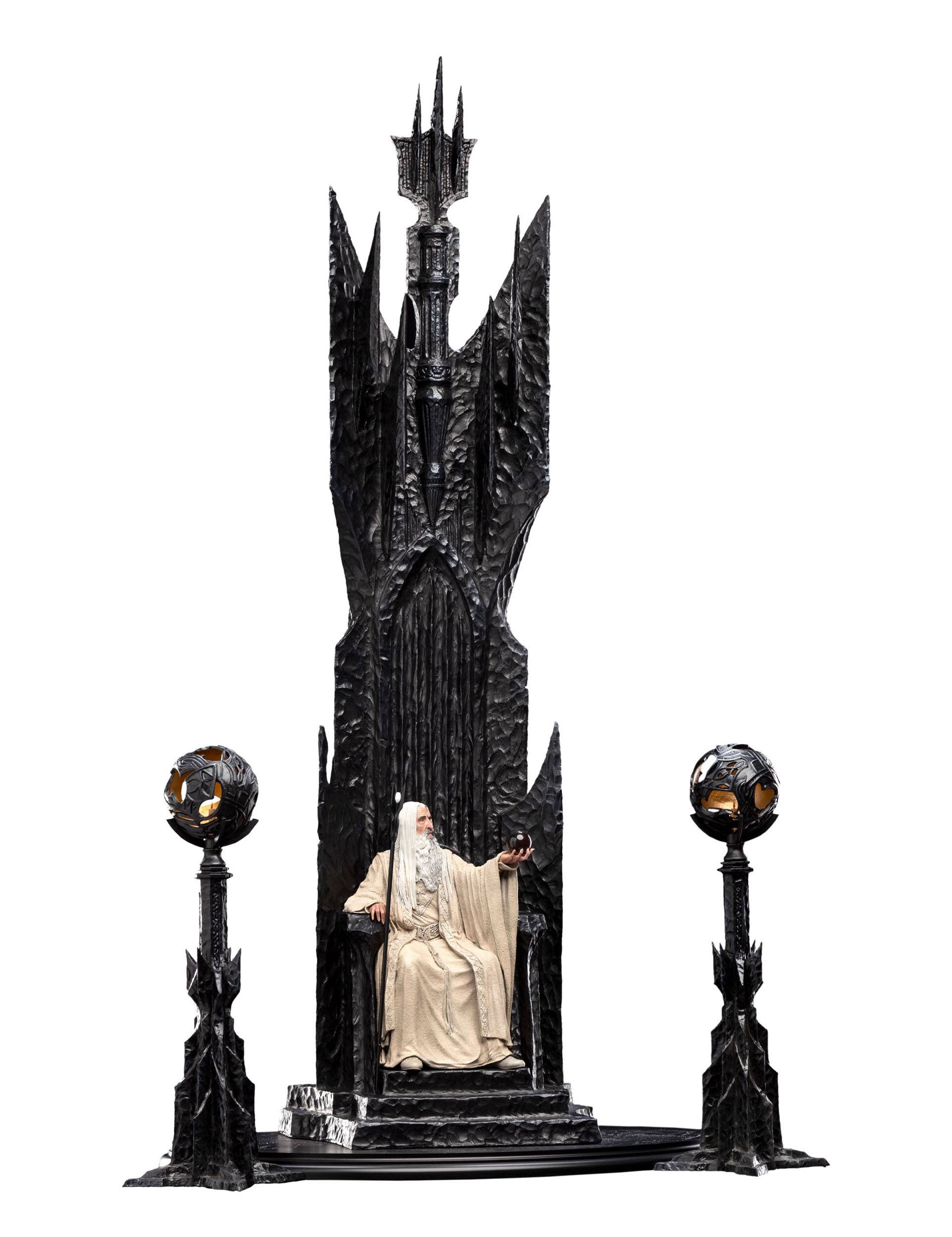 The Lord of the Rings Statue 1/6 Saruman the White on Throne 110 cm