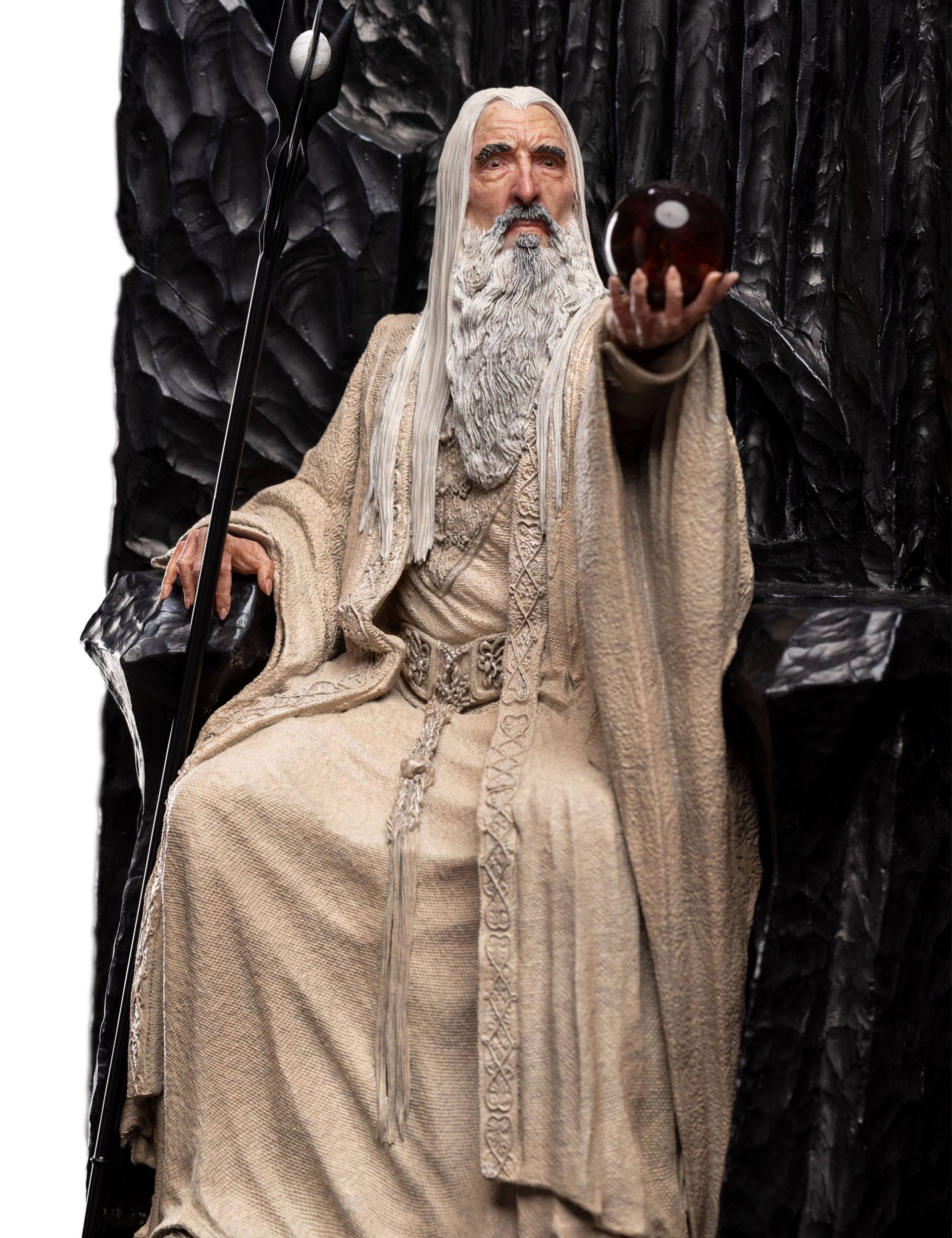 The Lord of the Rings Statue 1/6 Saruman the White on Throne 110 cm