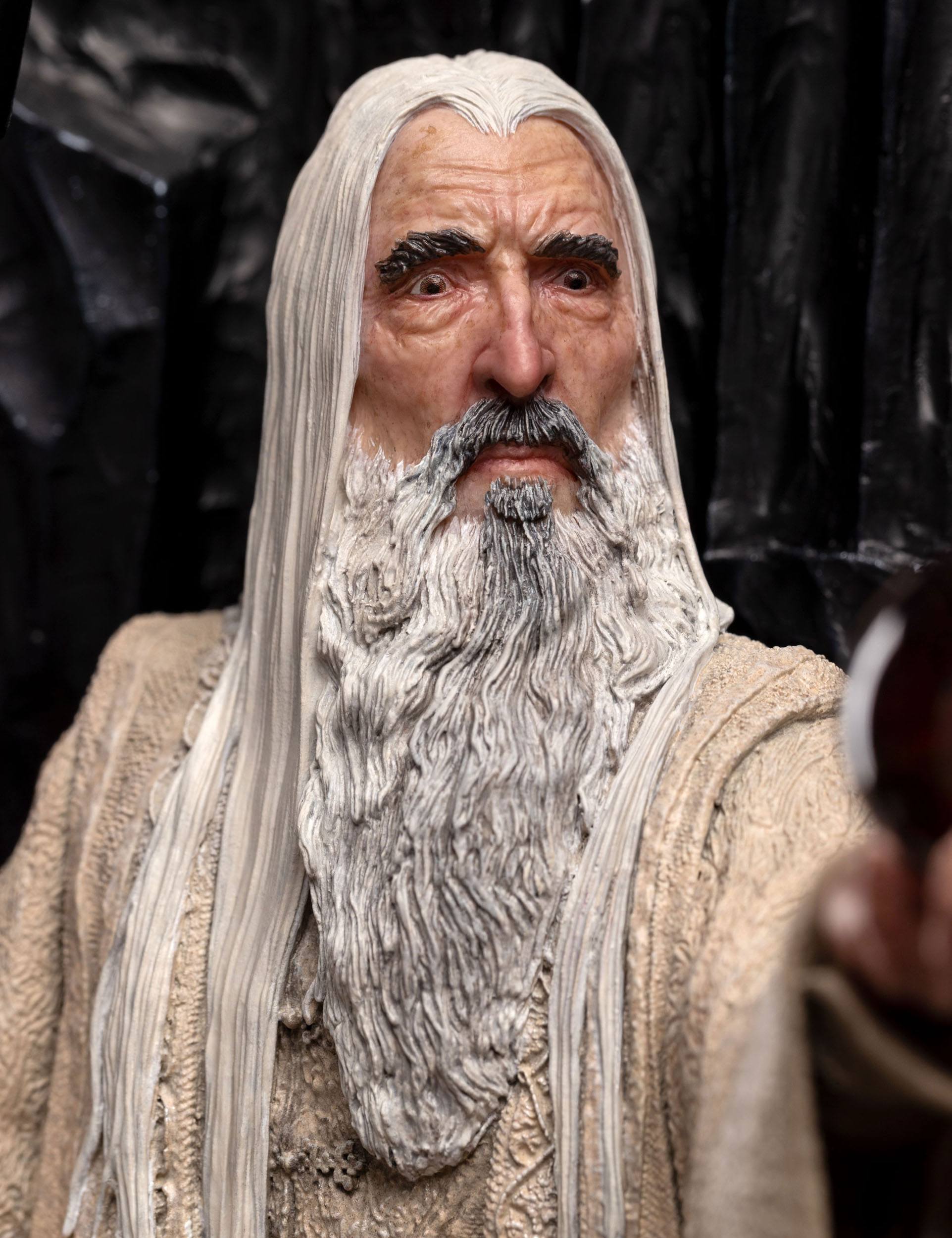 The Lord of the Rings Statue 1/6 Saruman the White on Throne 110 cm