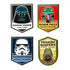 Star Wars Character Icons 4-Piece Enamel Pin Set