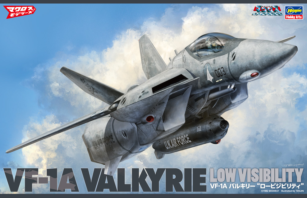 Macross 1/48 VF-1A VALKYRIE LOW VISIBILITY