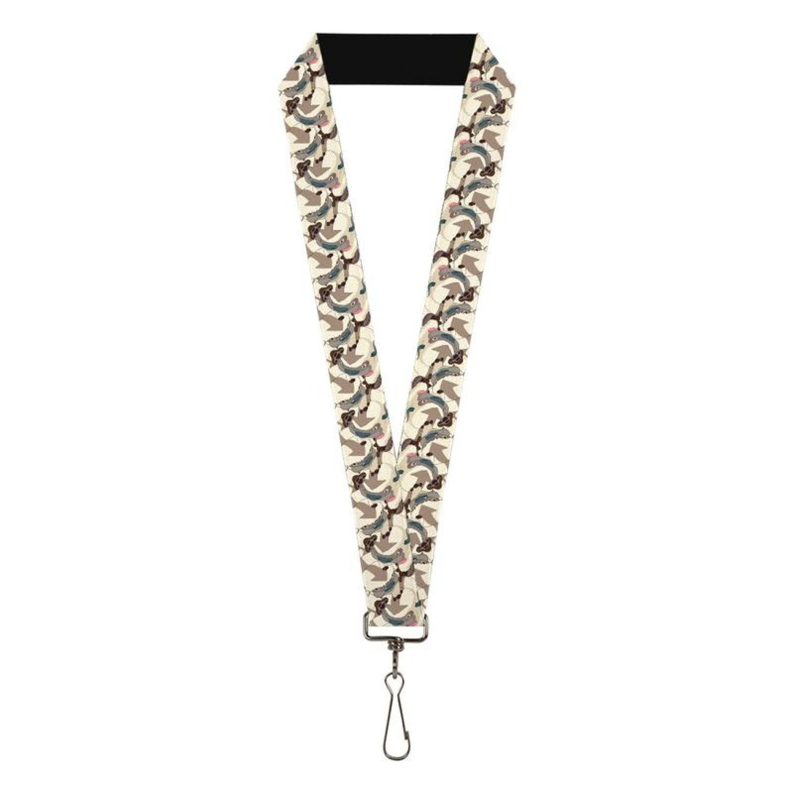 Avatar The Last Airbender Appa Pose All Over Print Lanyard