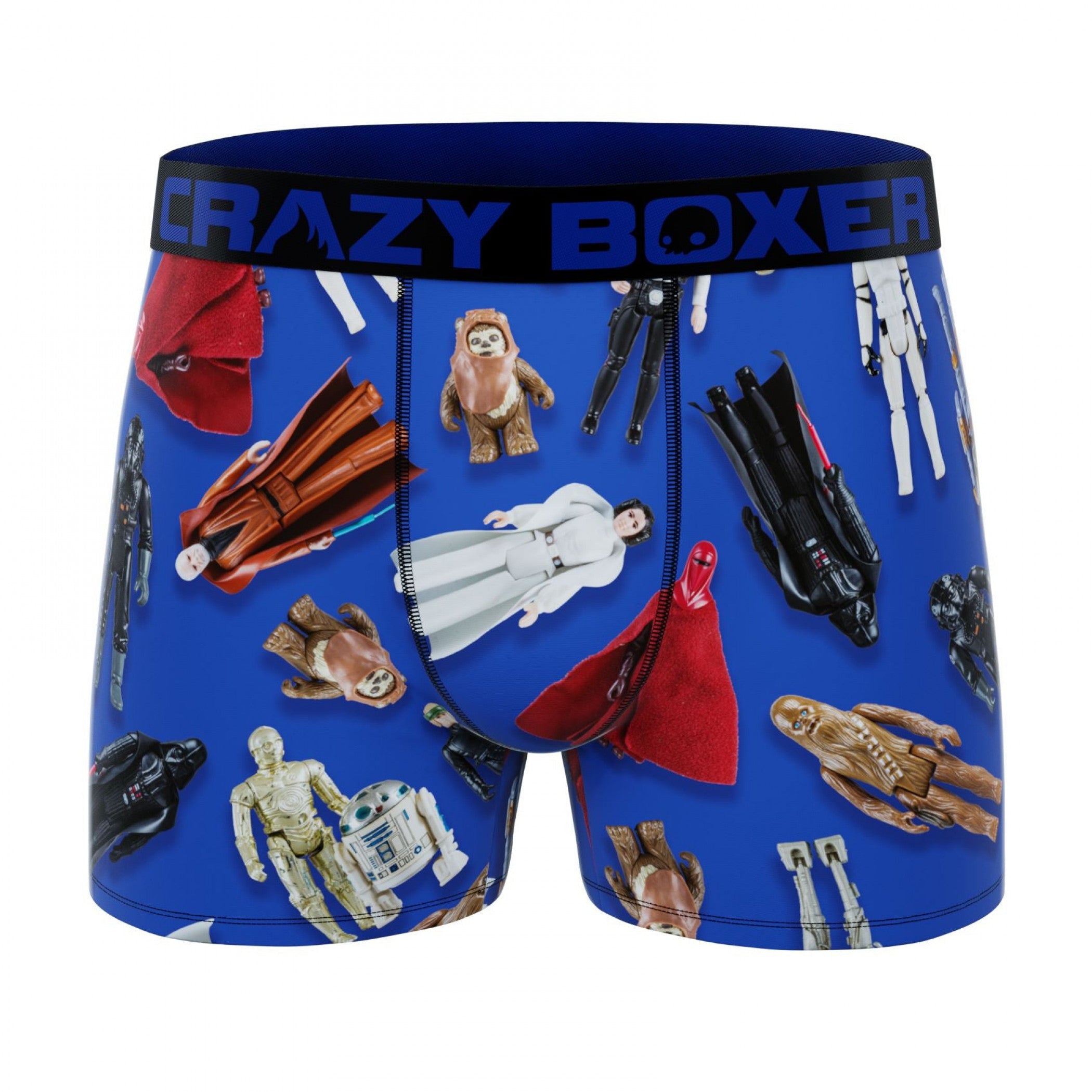 Crazy Boxers Star Wars Original Trilogy Figurines All Over Print Men's Boxer Briefs