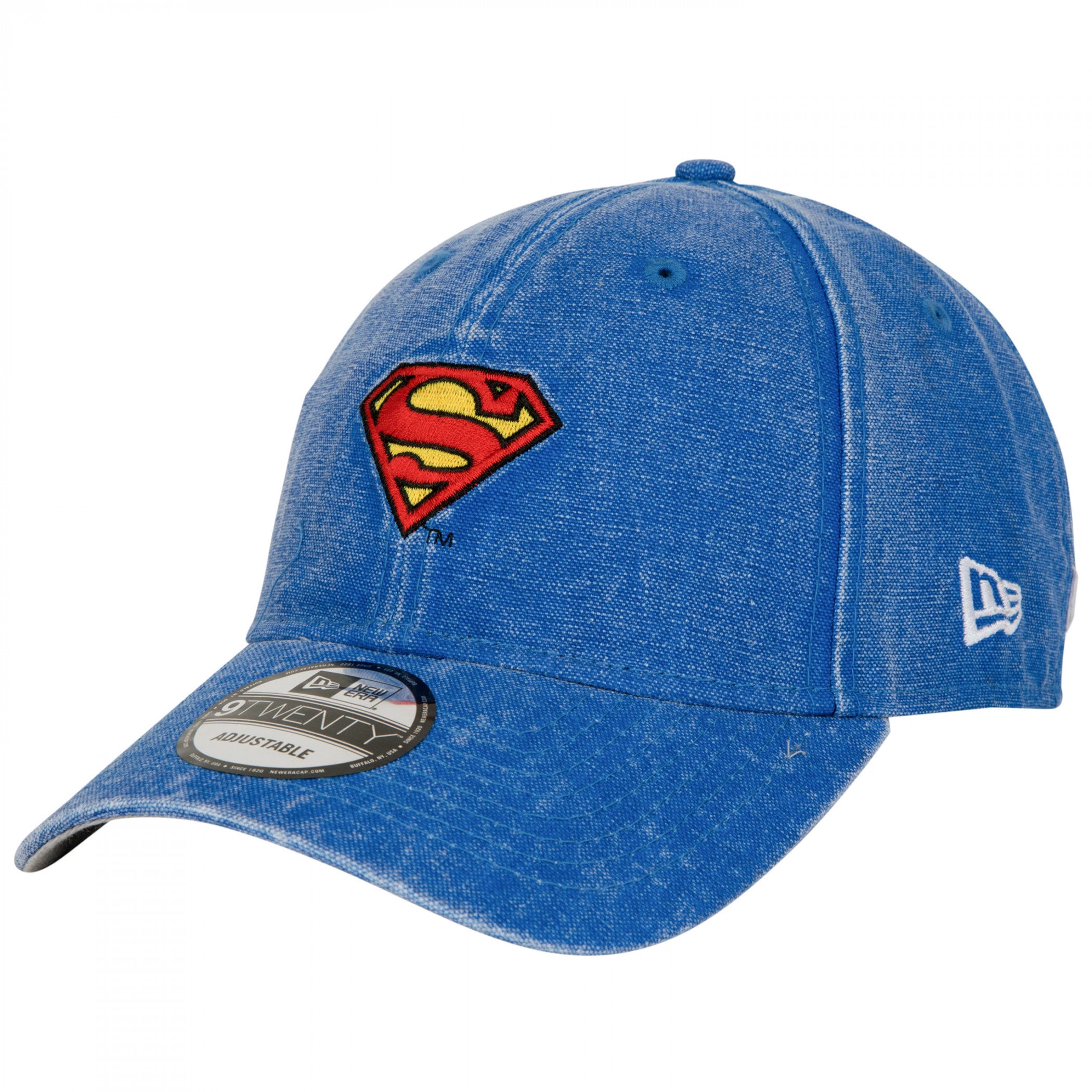 Superman Denim New Era 9Twenty Adjustable Dad Hat
